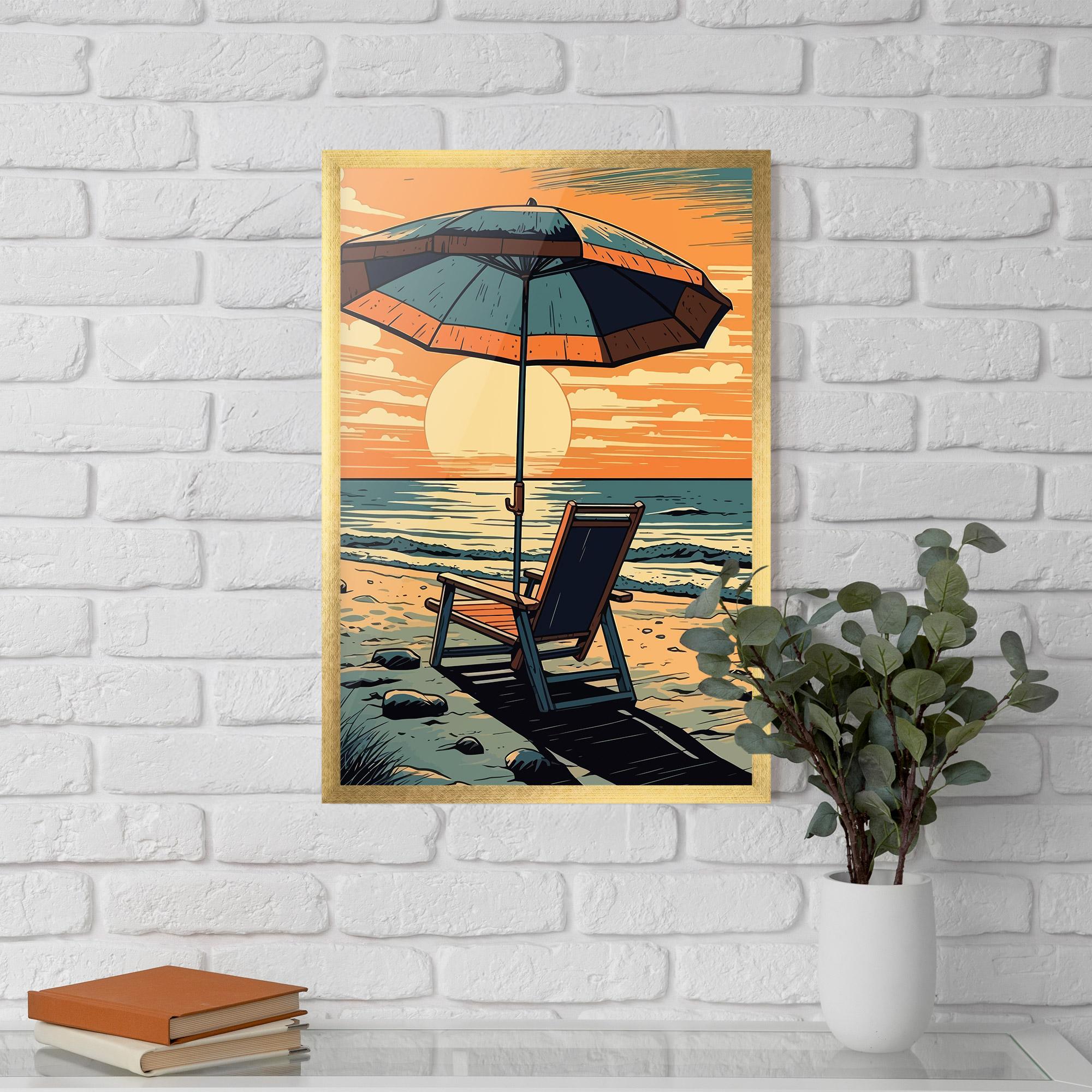 Gerahmte Poster Beach Nice View mockup 5