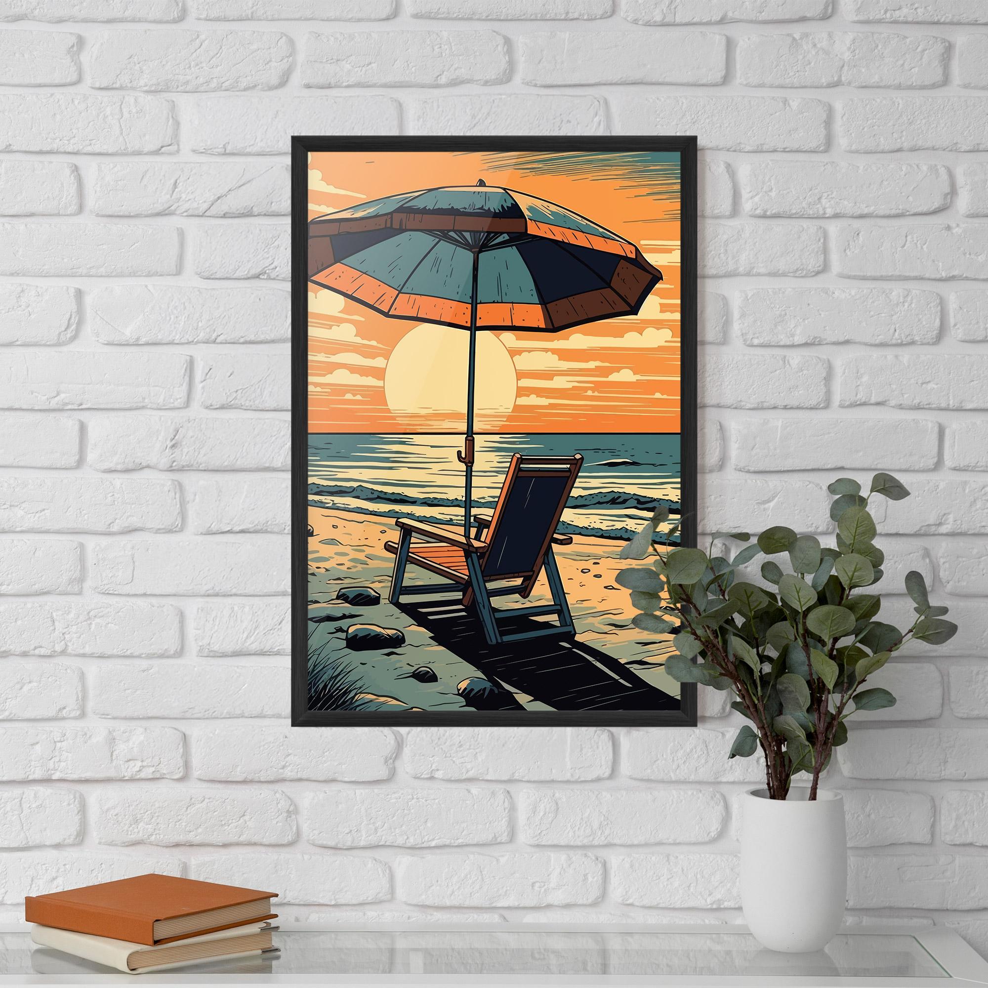 Gerahmte Poster Beach Nice View mockup 5