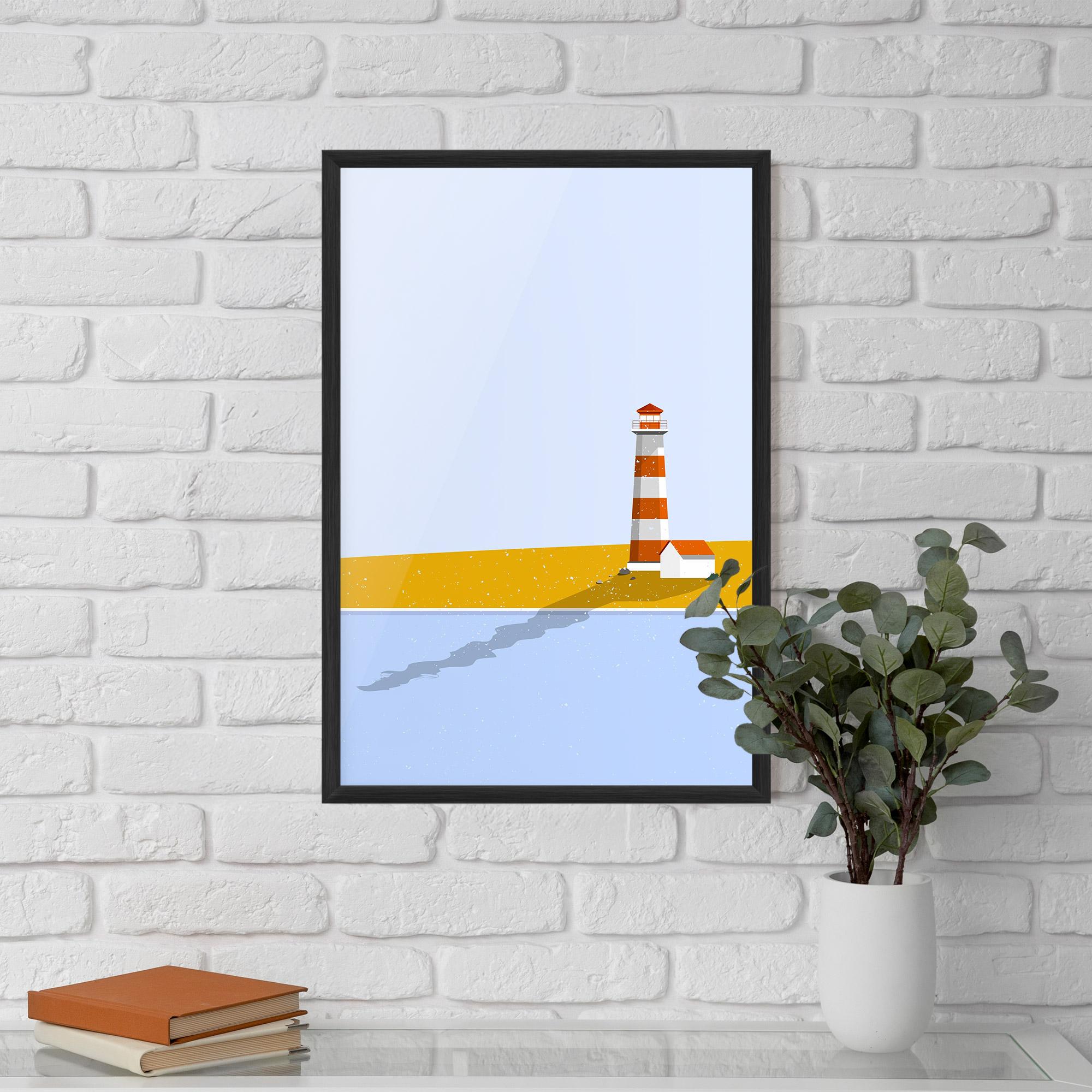 Gerahmte Poster Beach Tower mockup 5