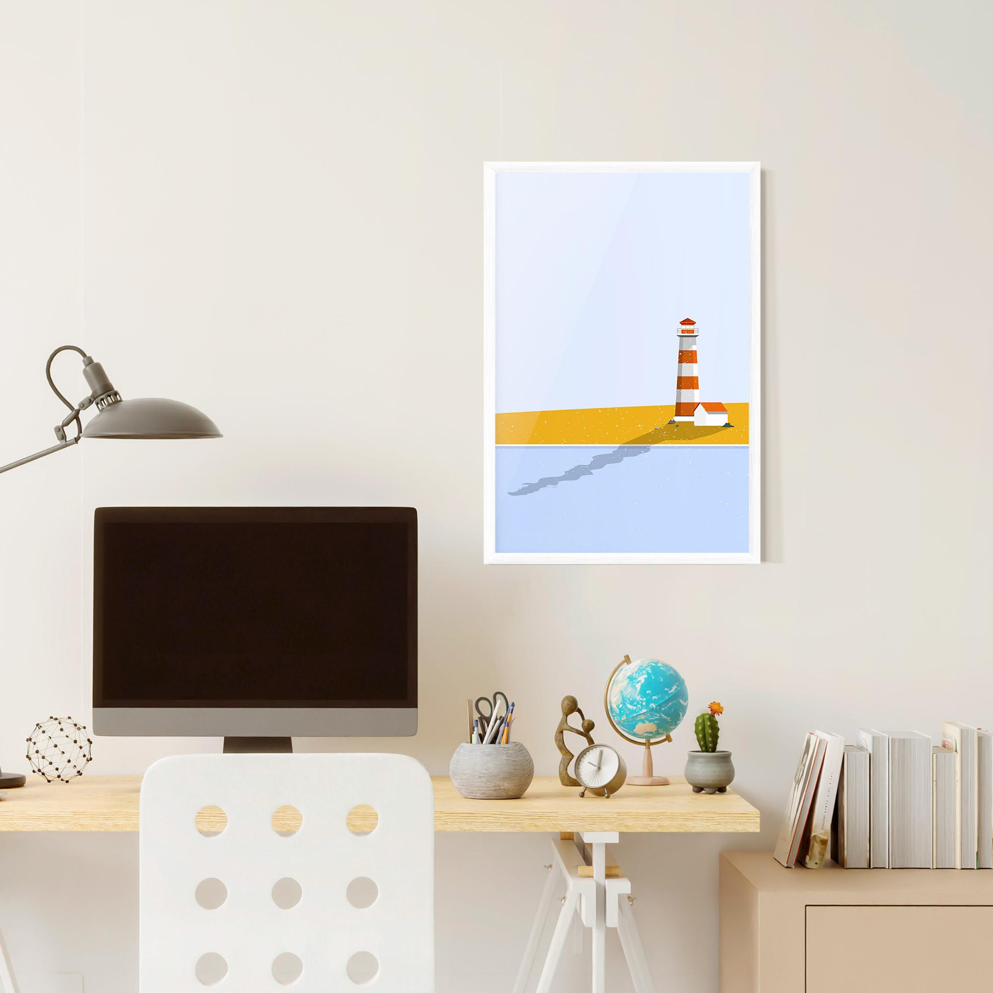 Gerahmte Poster Beach Tower mockup 6