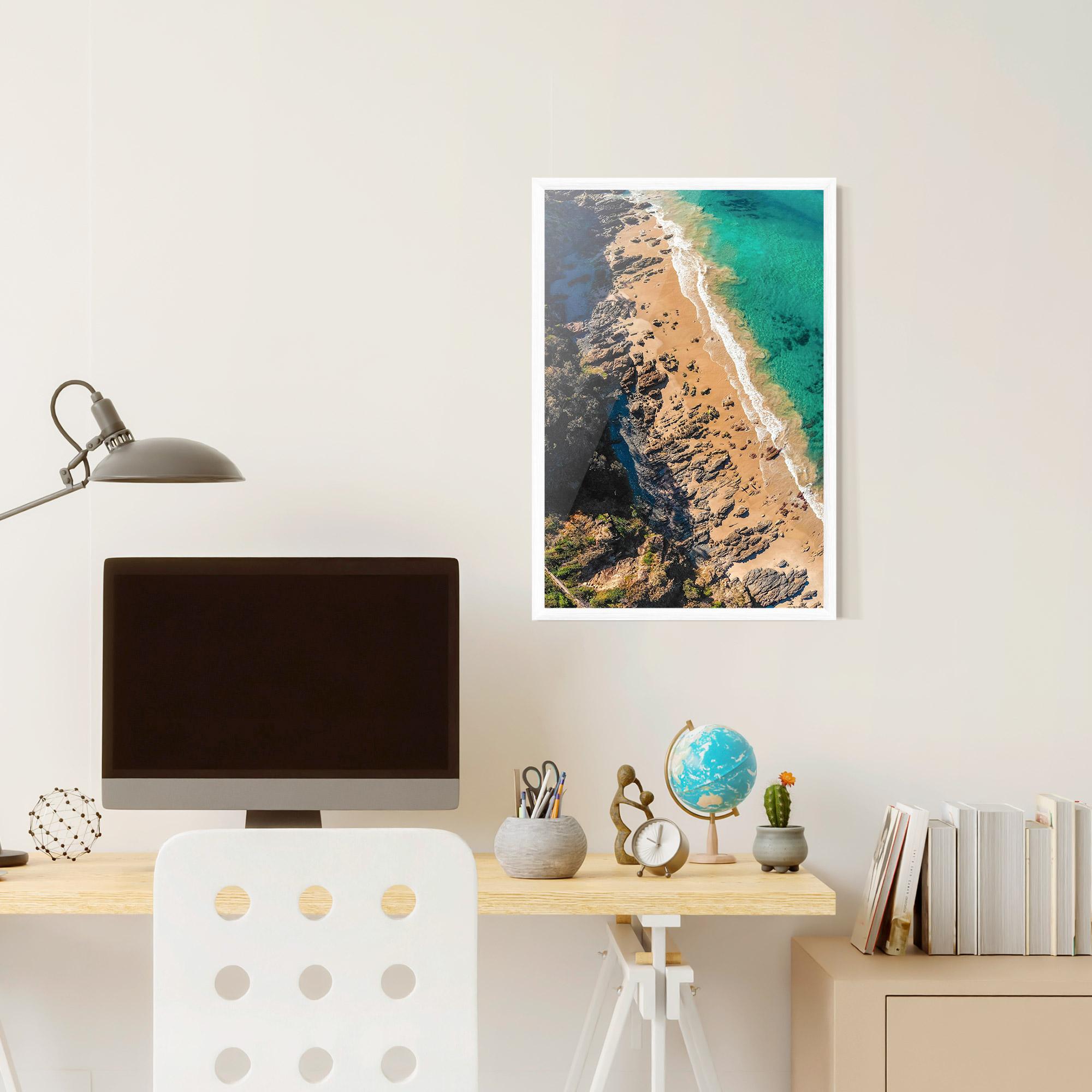 Gerahmte Poster Rocky Beach mockup 6