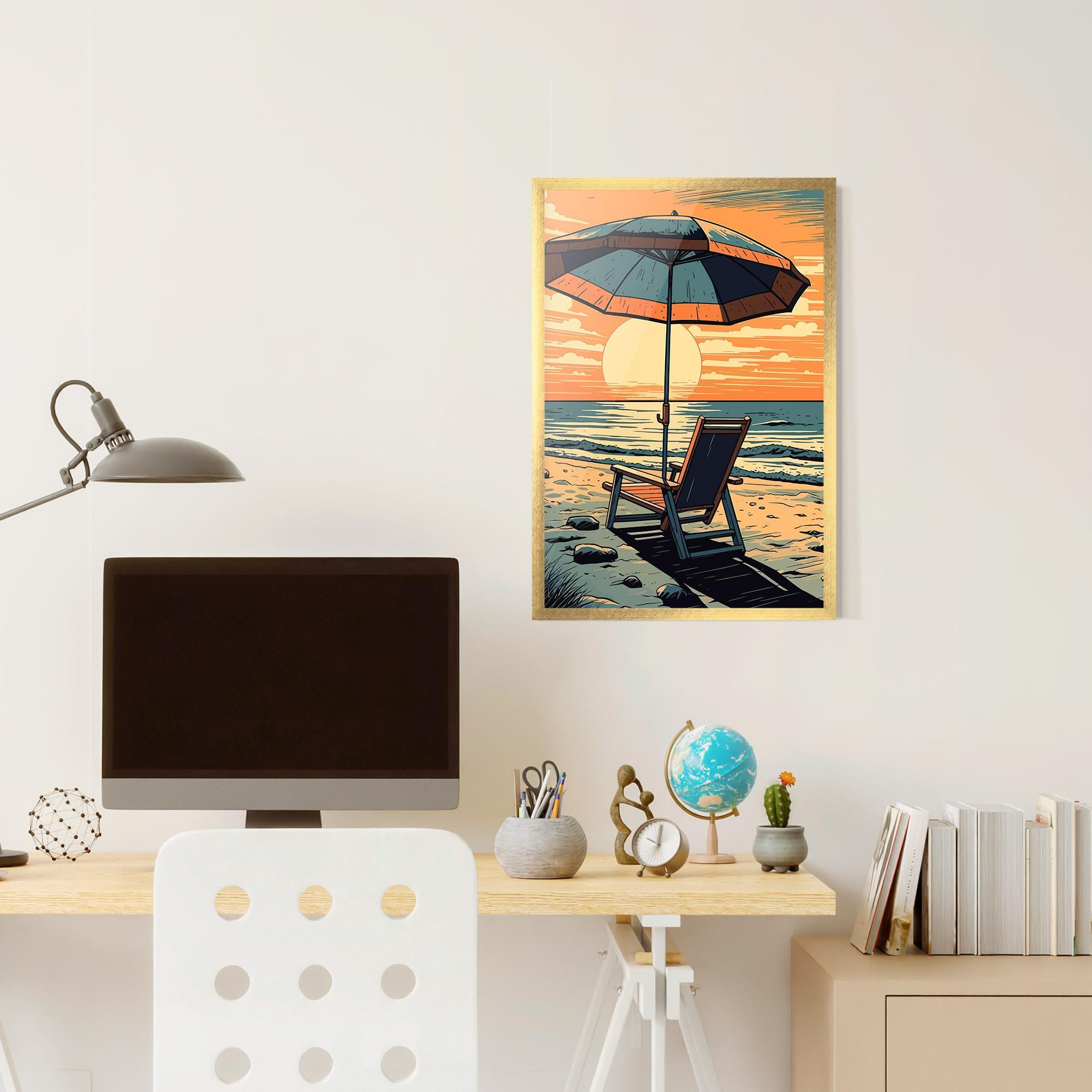 Gerahmte Poster Beach Nice View mockup 6