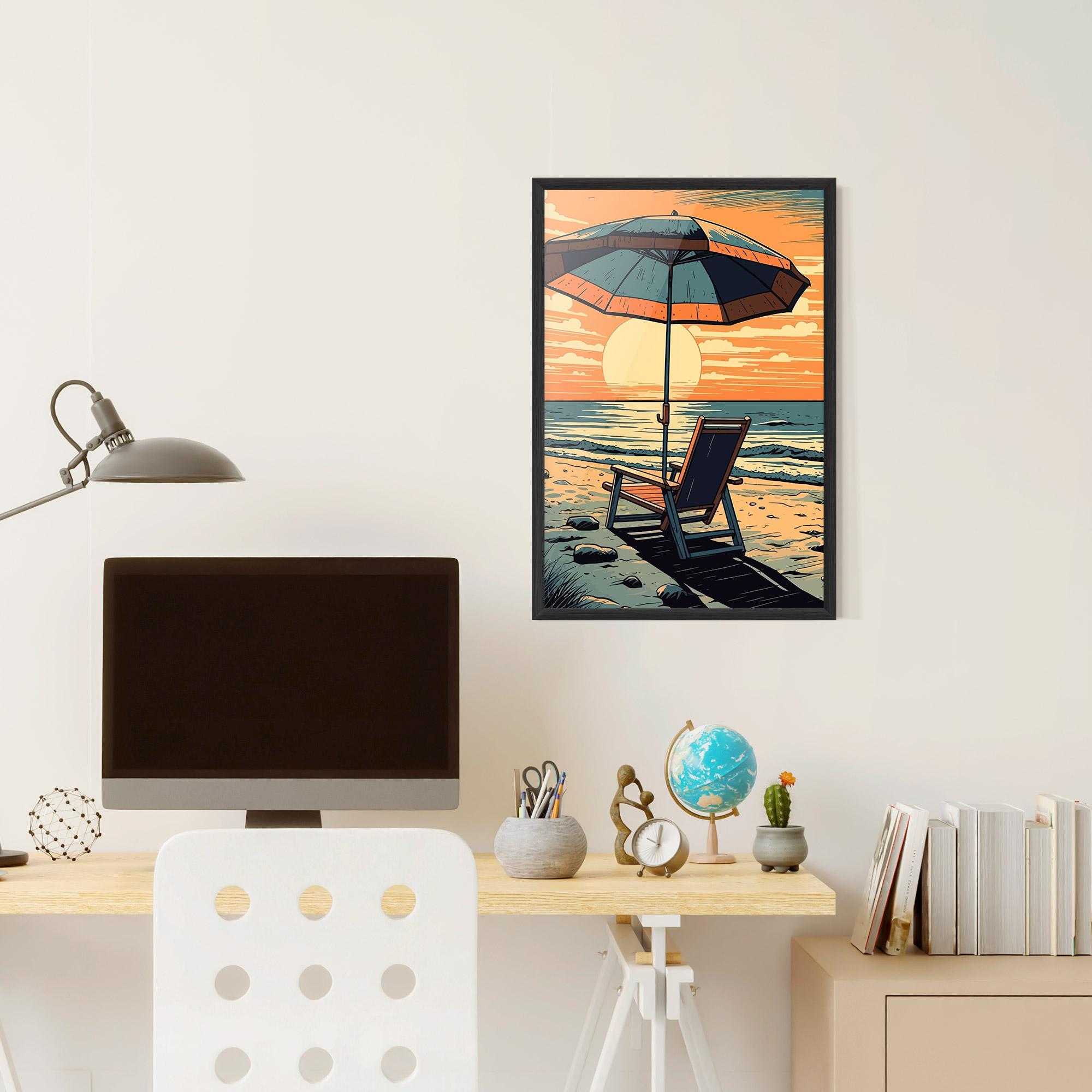 Gerahmte Poster Beach Nice View mockup 6