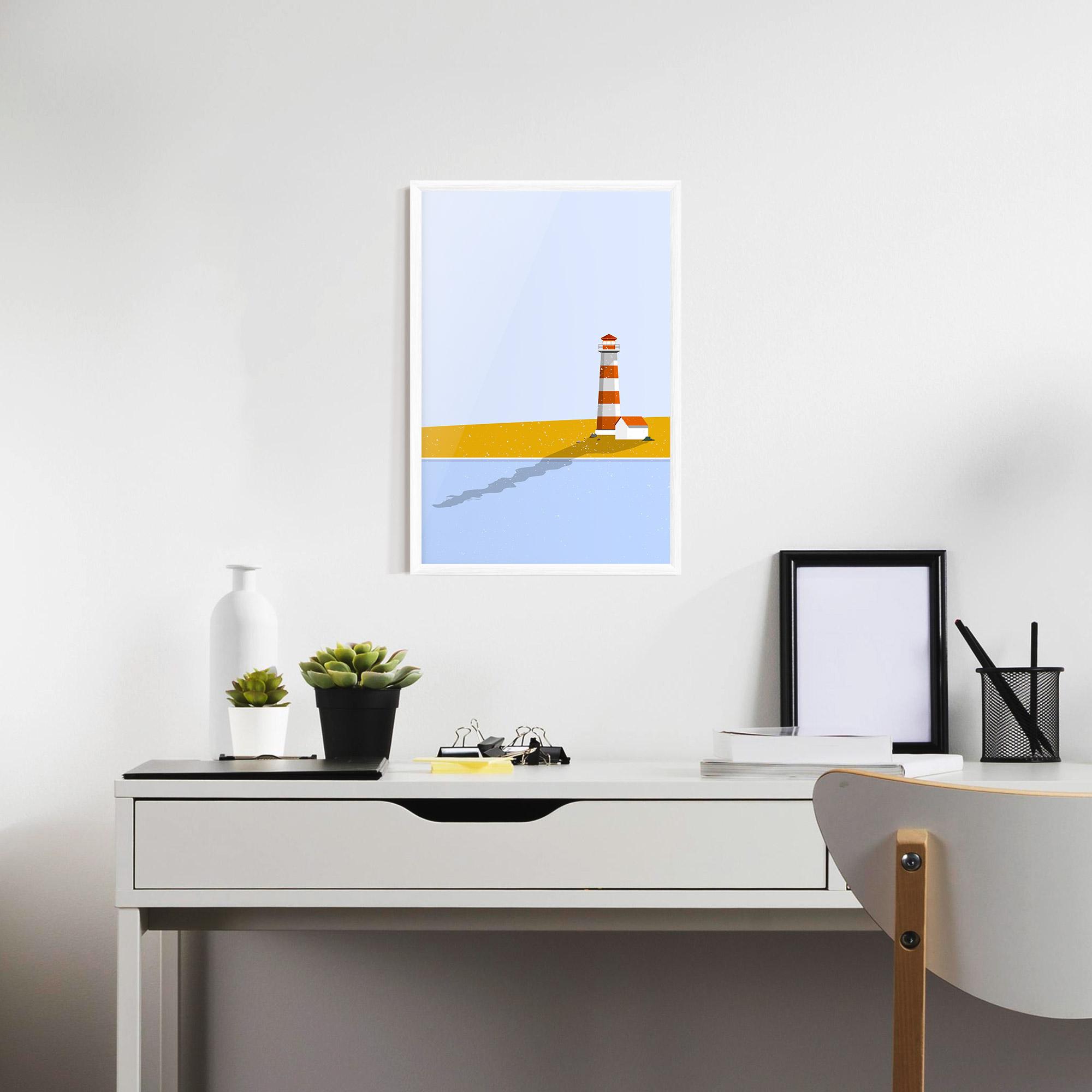 Gerahmte Poster Beach Tower mockup 7