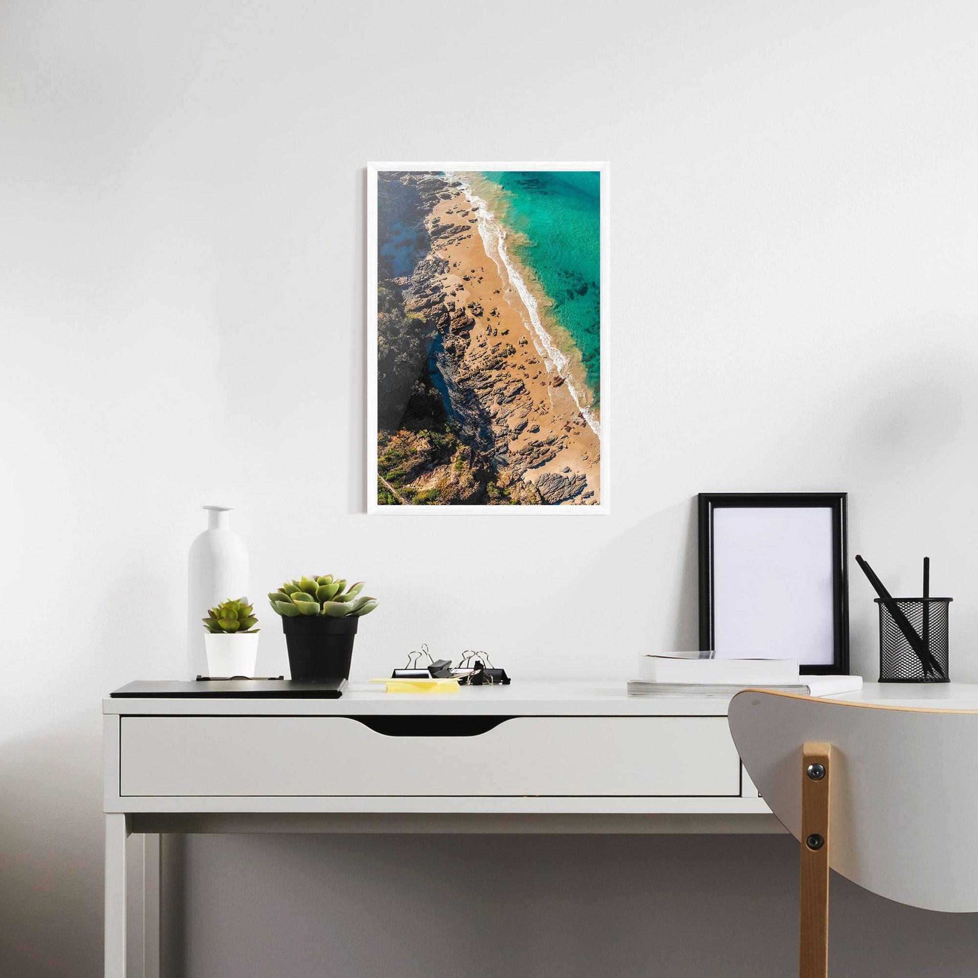 Gerahmte Poster Rocky Beach mockup 7