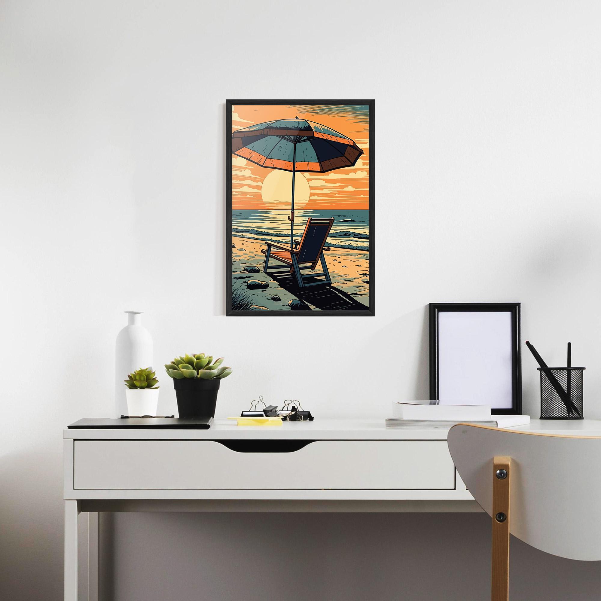 Gerahmte Poster Beach Nice View mockup 7