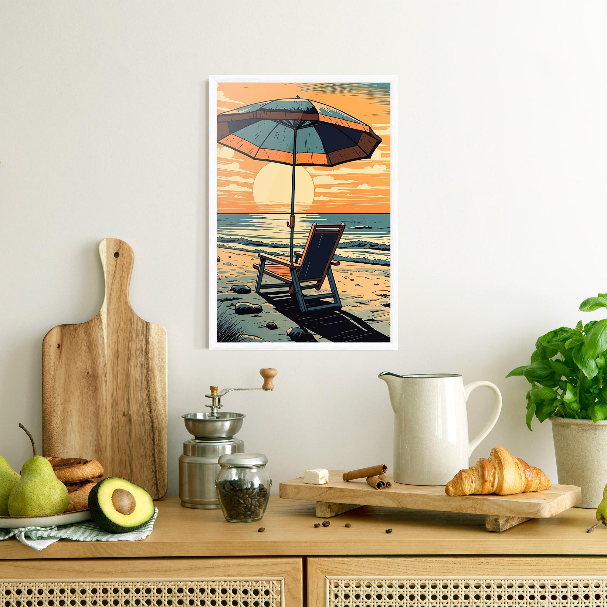 Gerahmte Poster Beach Nice View mockup 8