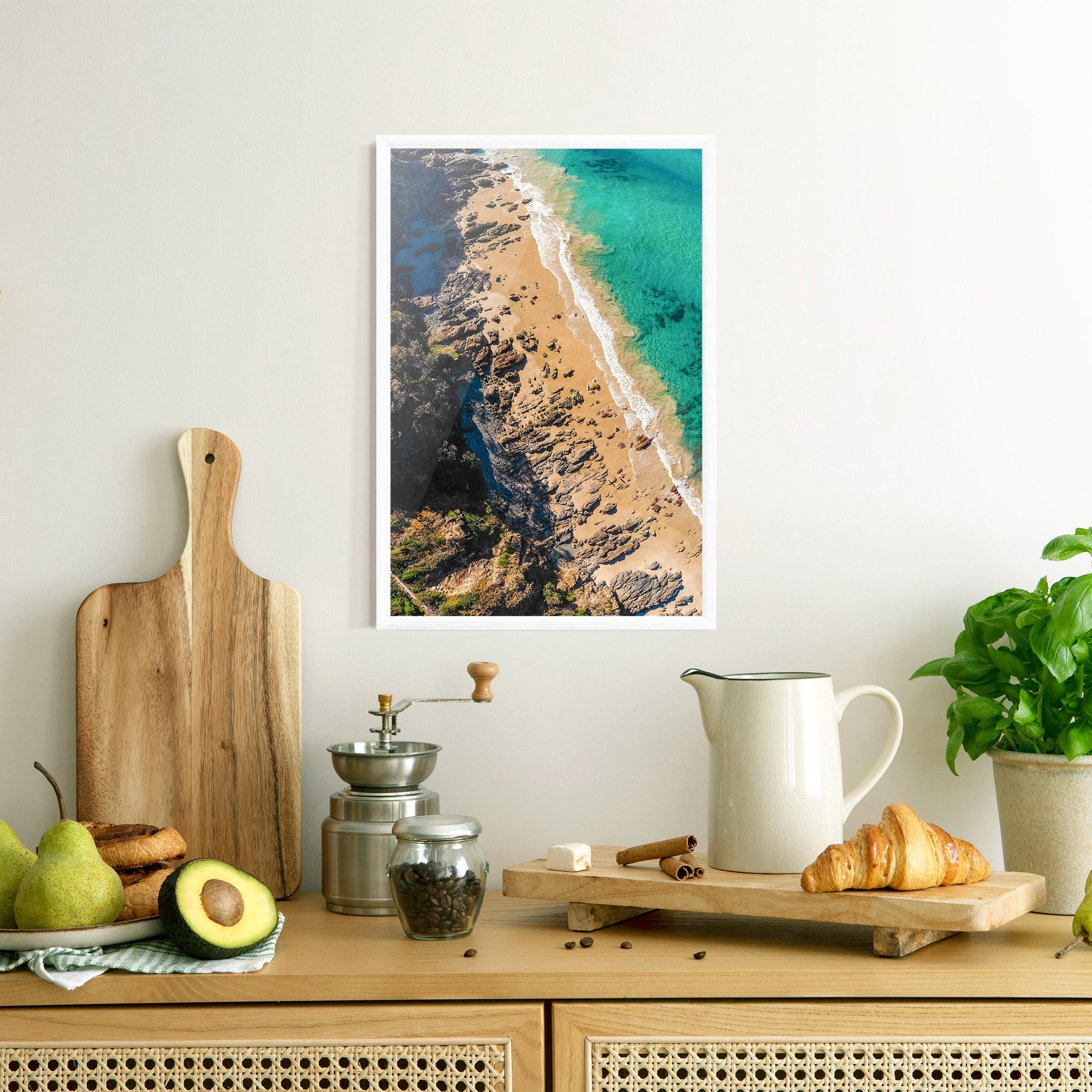 Gerahmte Poster Rocky Beach mockup 8