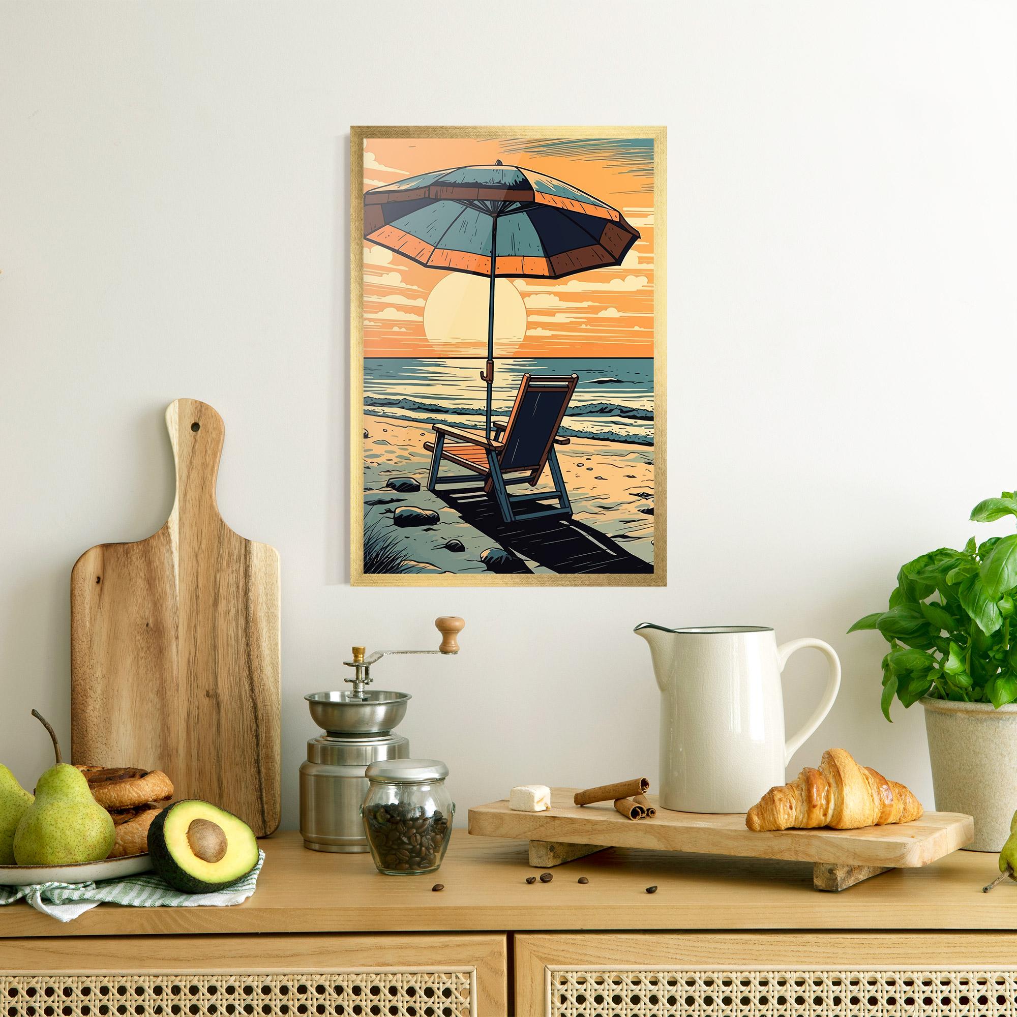 Gerahmte Poster Beach Nice View mockup 8