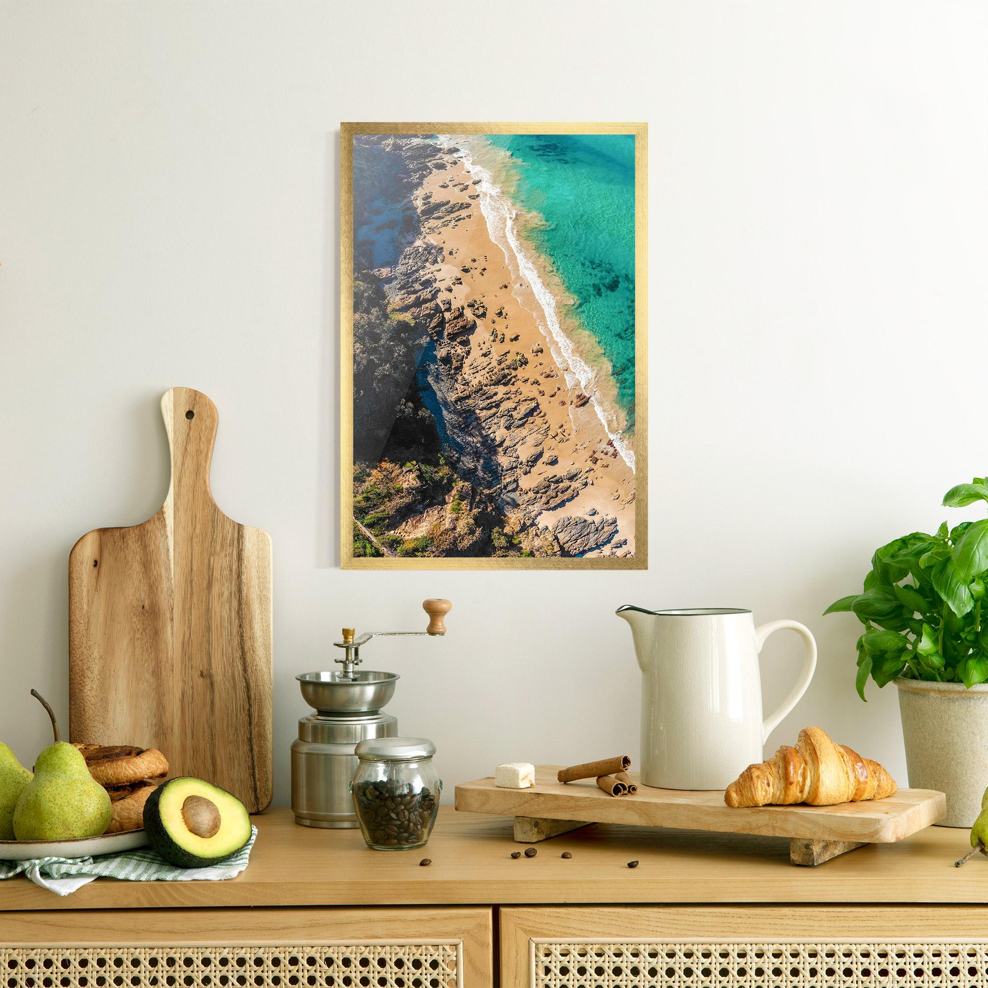 Gerahmte Poster Rocky Beach mockup 8