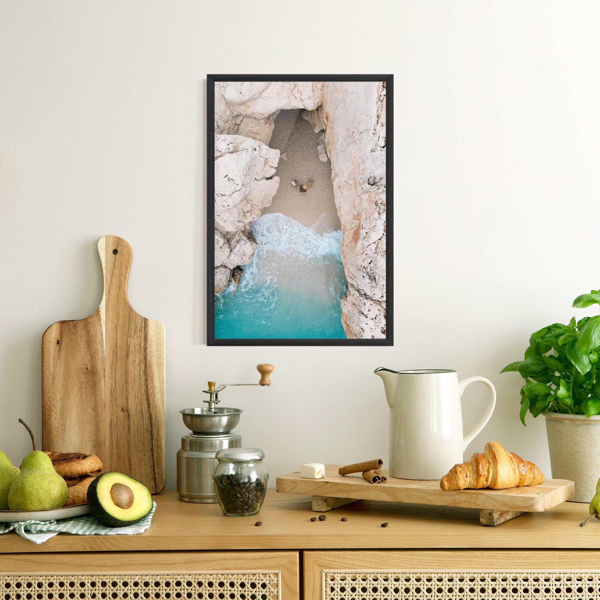 Gerahmte Poster Private White Cave mockup 8