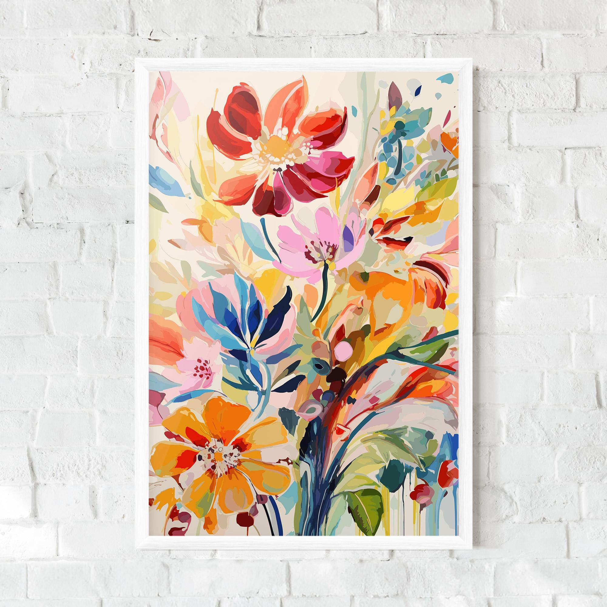 Gerahmte Poster Red Orange Spring mockup 0