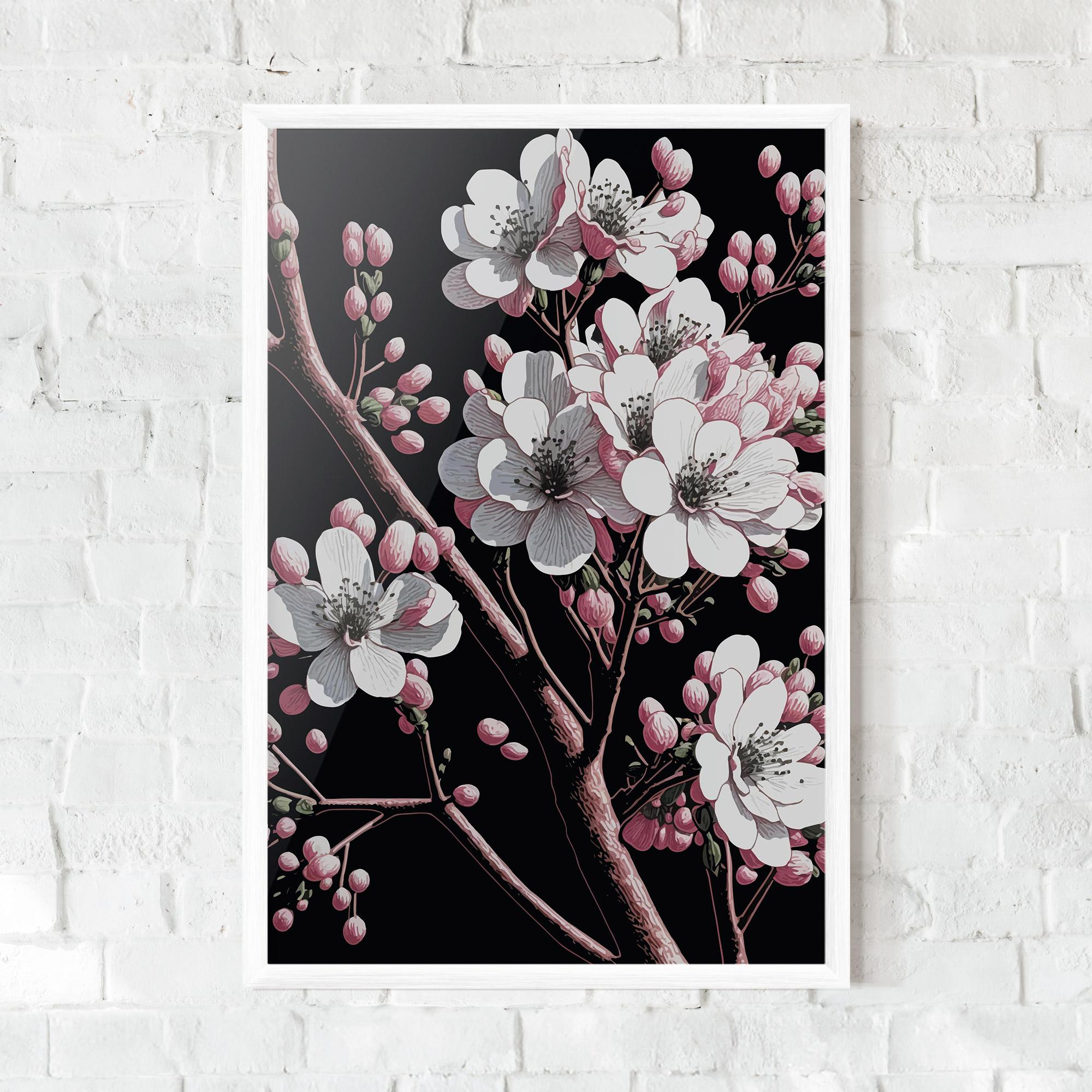 Gerahmte Poster Spring Flowers mockup 0