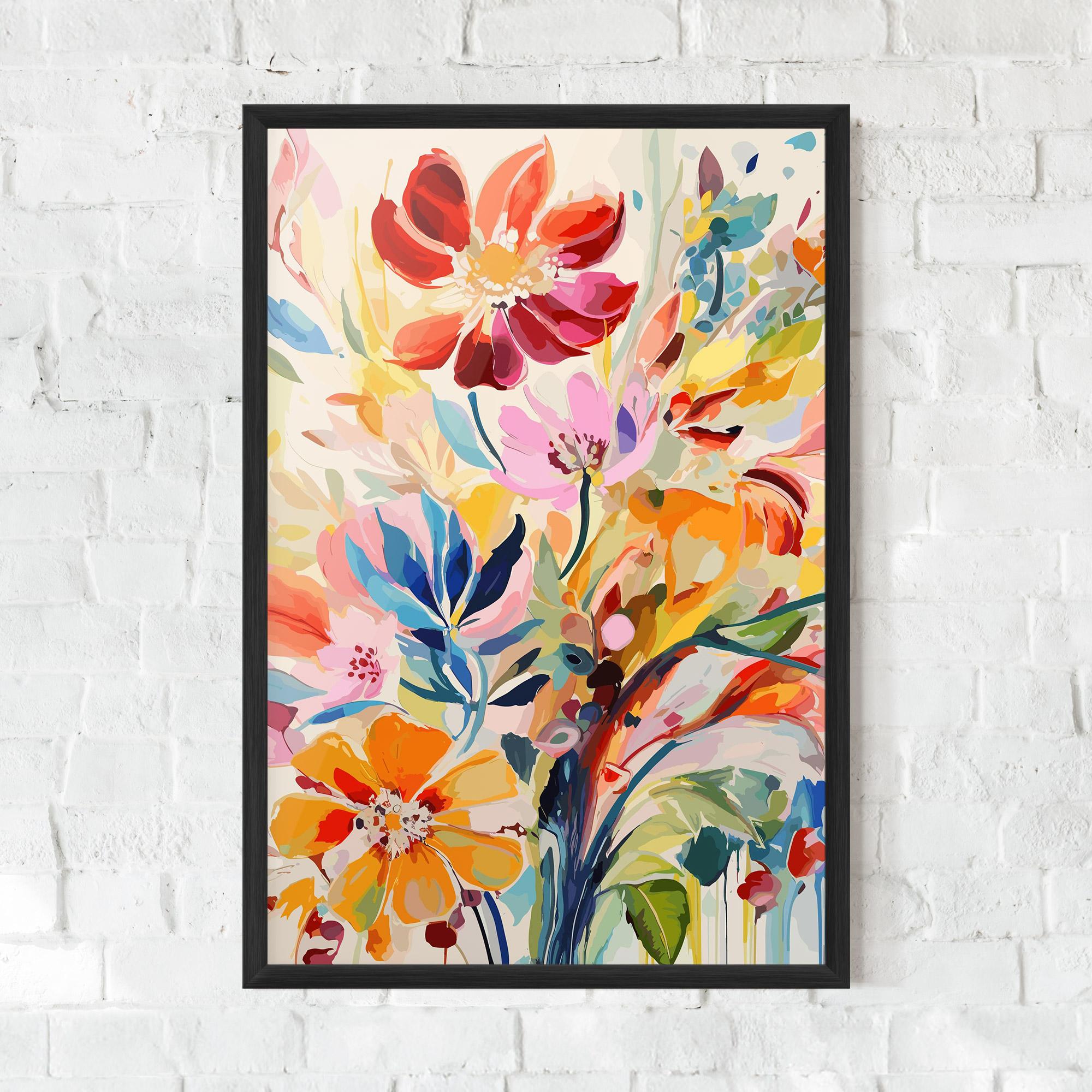 Gerahmte Poster Red Orange Spring mockup 0