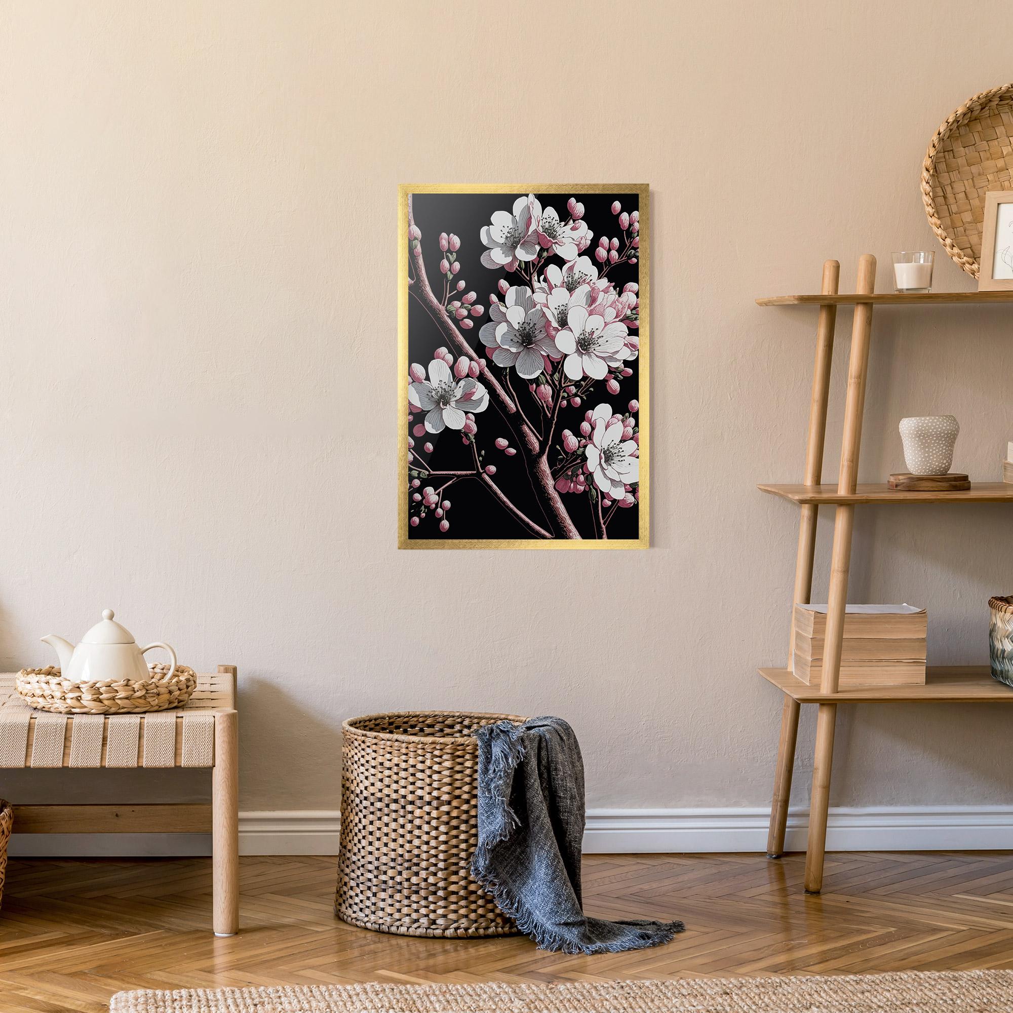 Gerahmte Poster Spring Flowers mockup 9