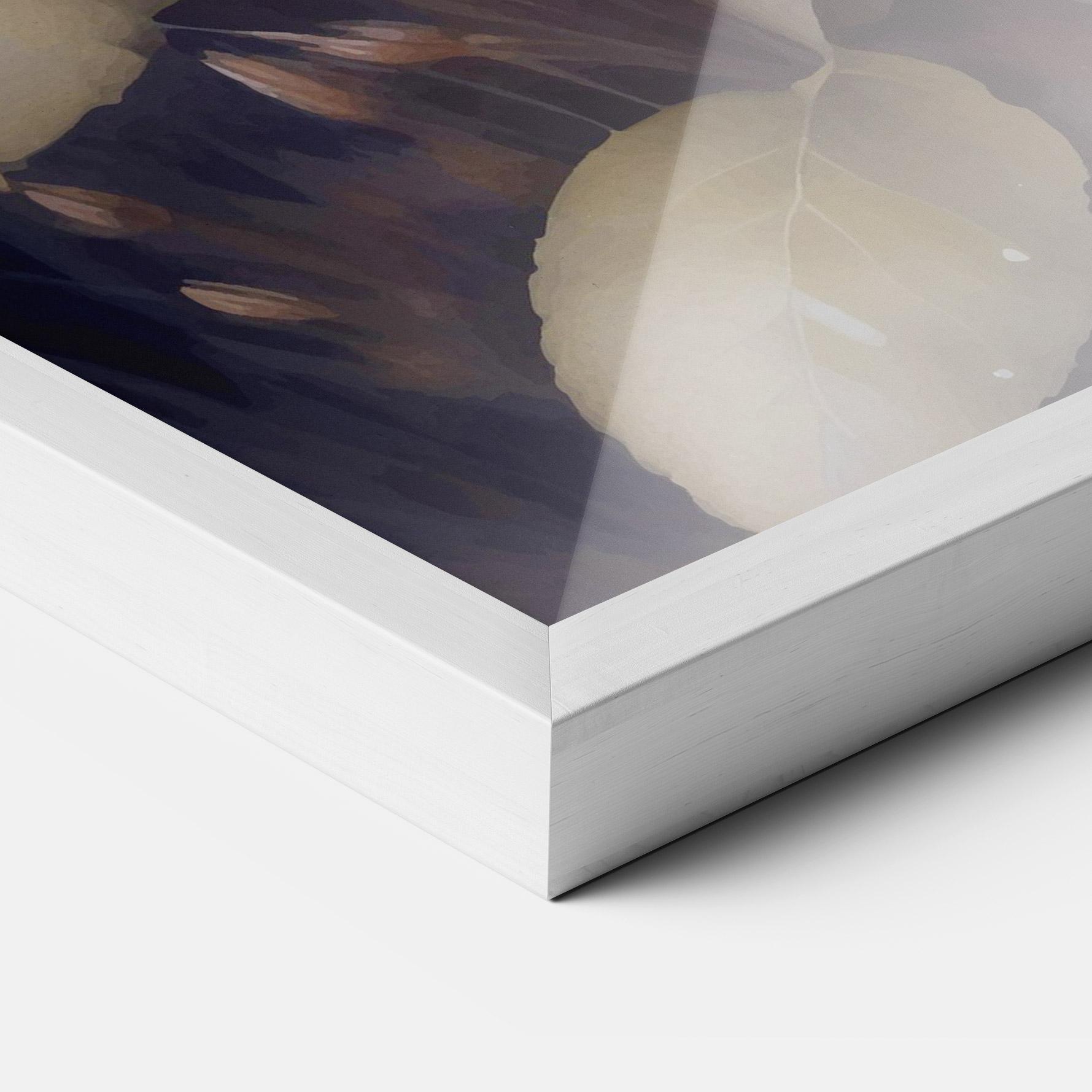 Gerahmte Poster Cream Flower Spring mockup 3