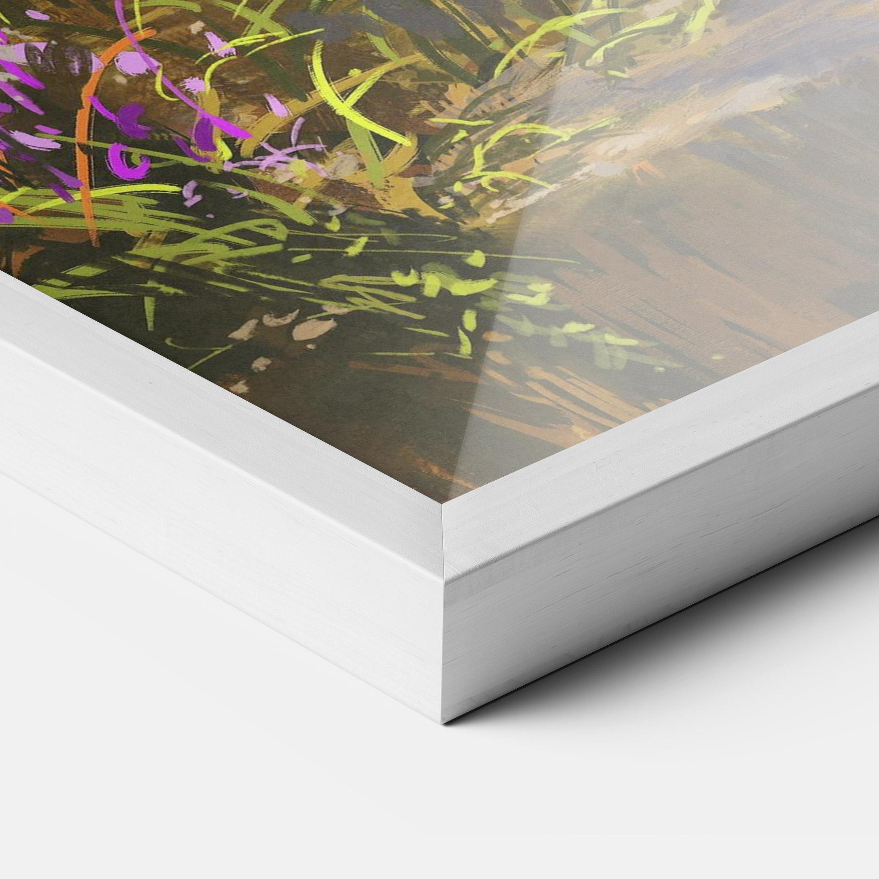 Gerahmte Poster Spring Staircase Painting mockup 3