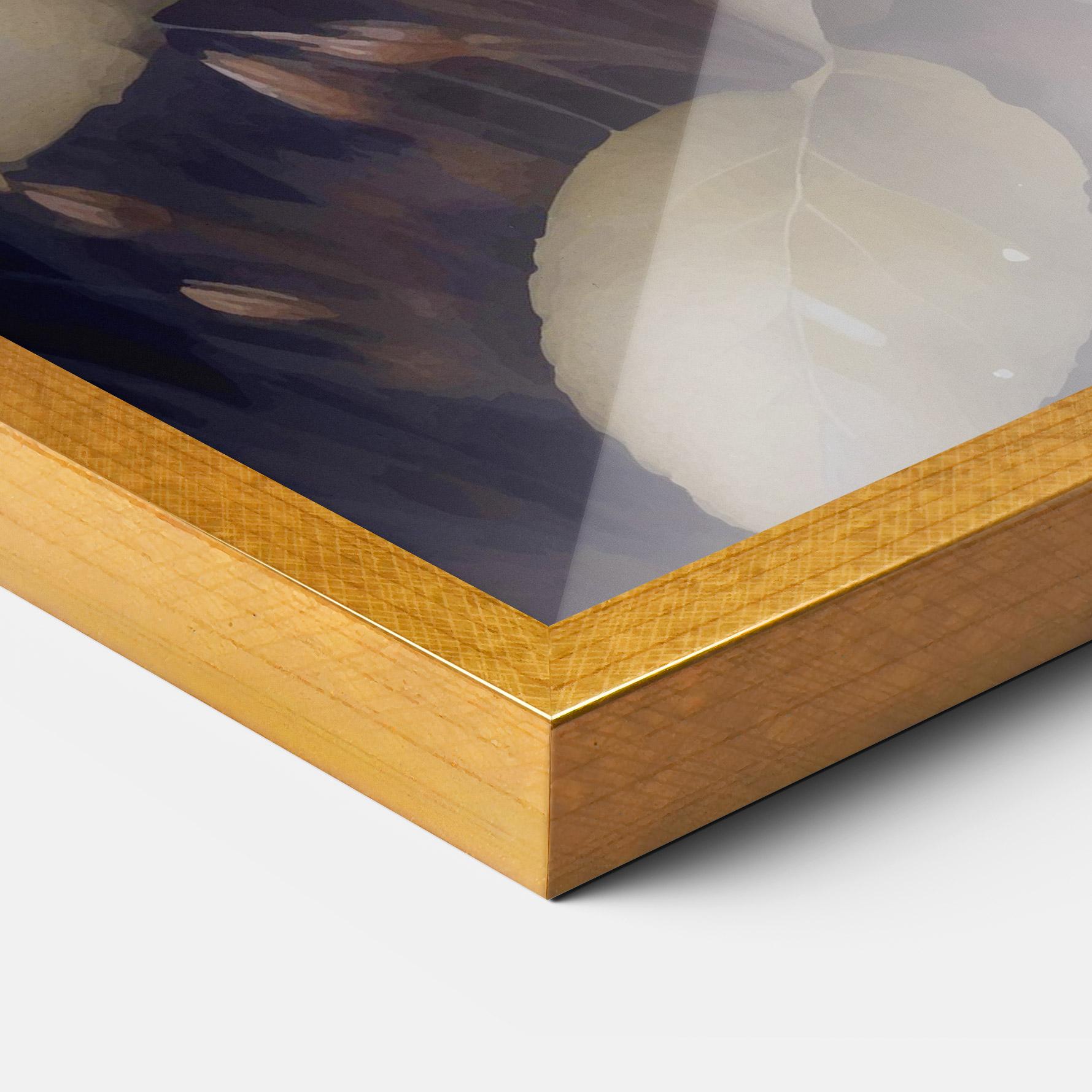 Gerahmte Poster Cream Flower Spring mockup 3