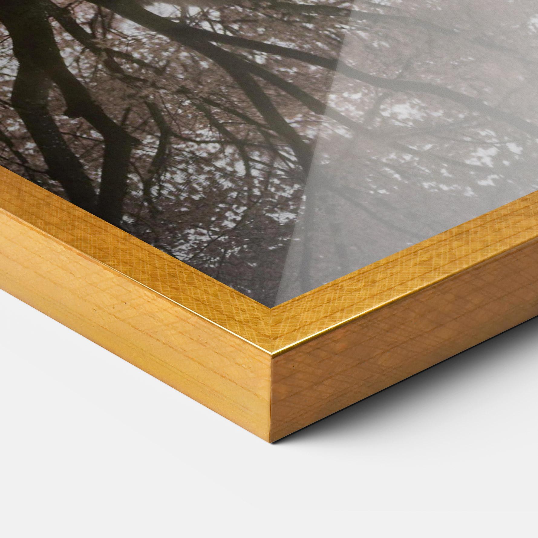 Gerahmte Poster Pretty Pink Spring Tree mockup 3