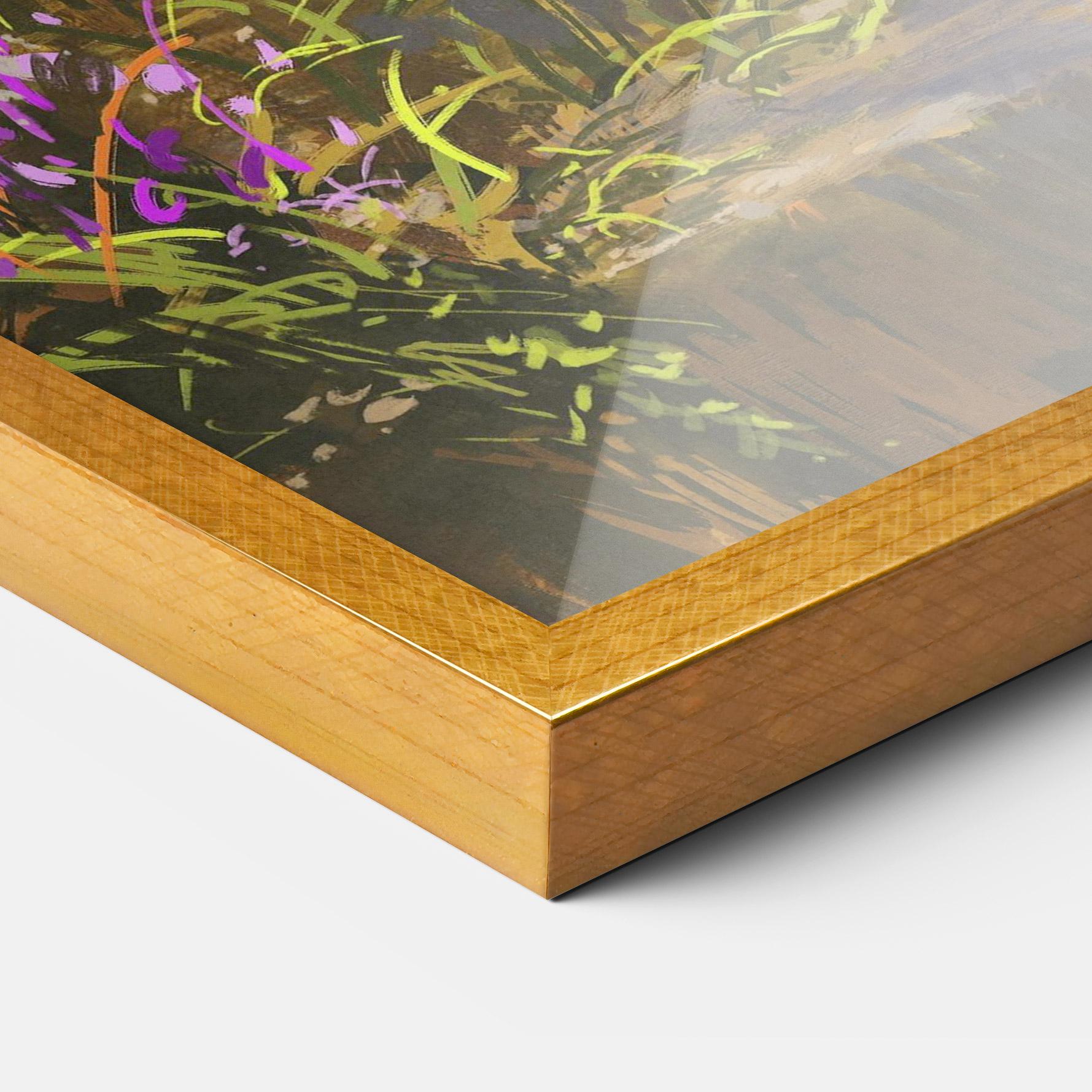 Gerahmte Poster Spring Staircase Painting mockup 3