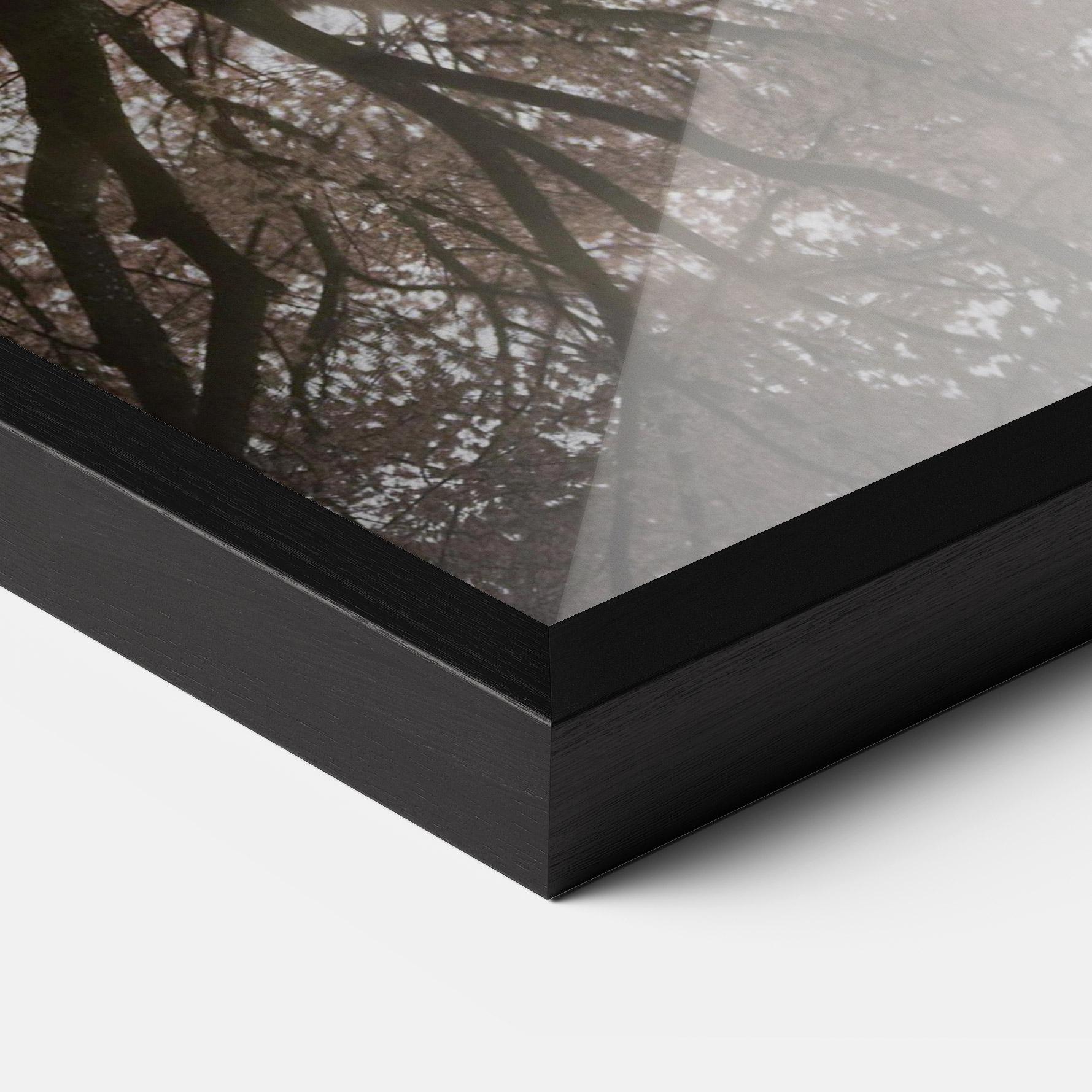 Gerahmte Poster Pretty Pink Spring Tree mockup 3