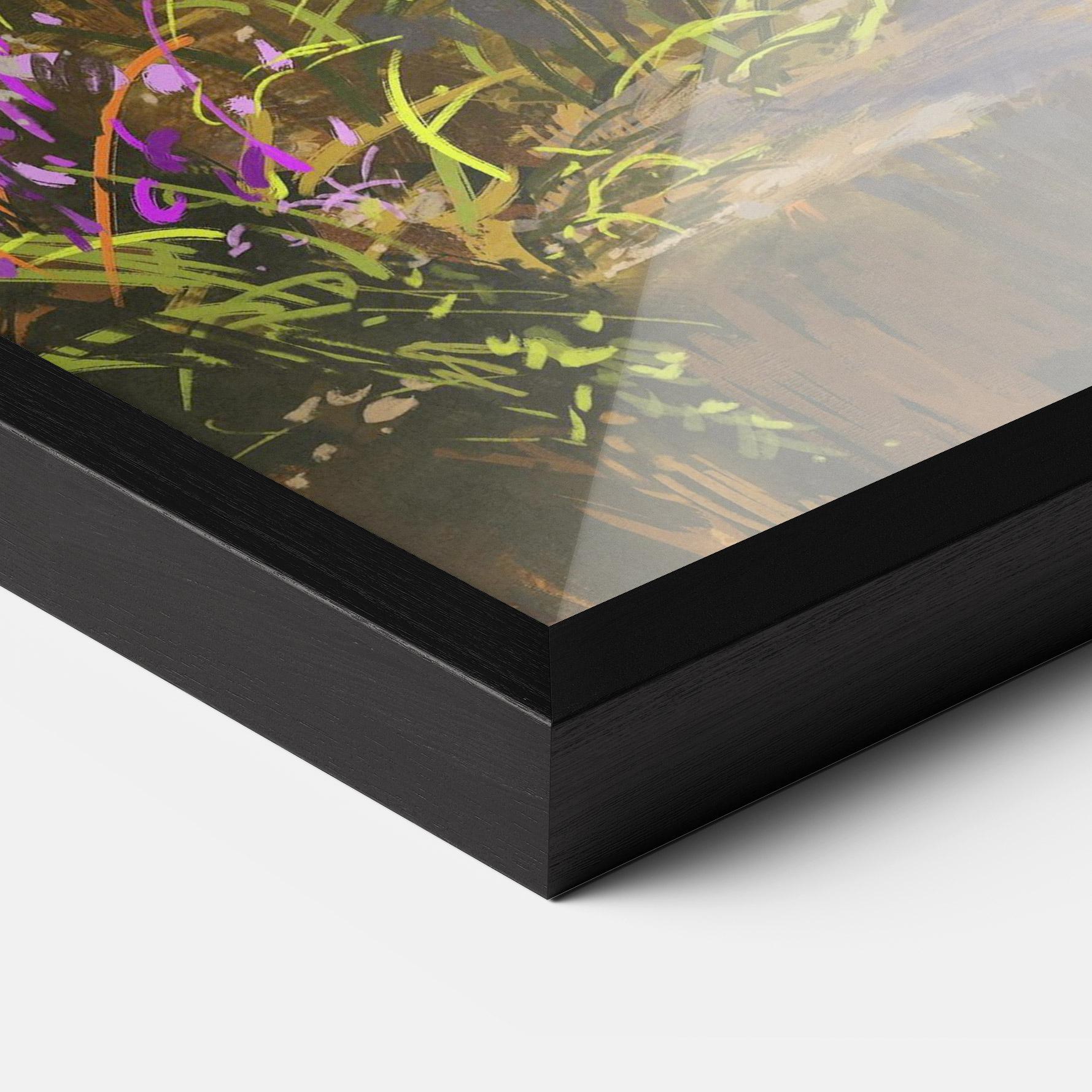 Gerahmte Poster Spring Staircase Painting mockup 3