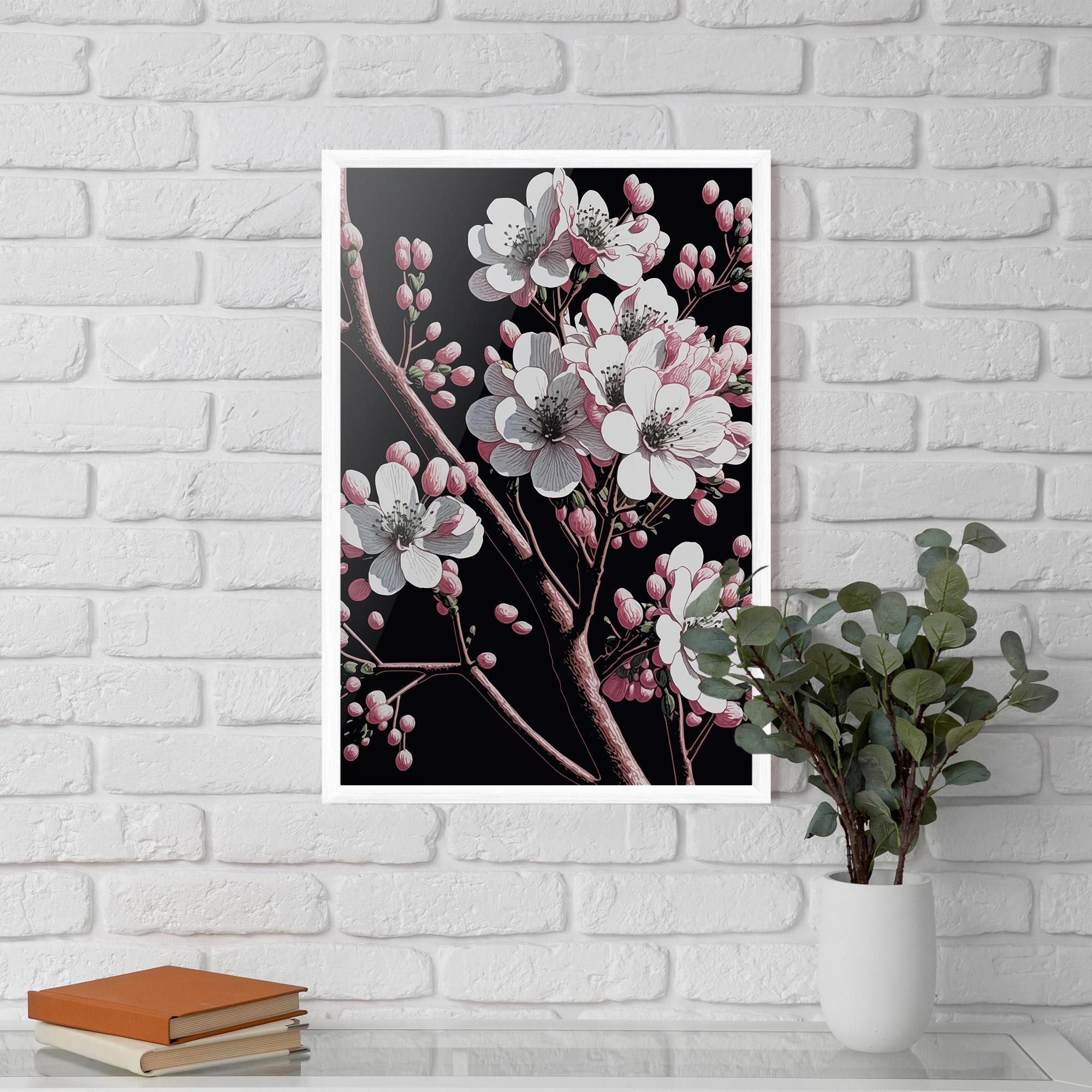 Gerahmte Poster Spring Flowers mockup 5