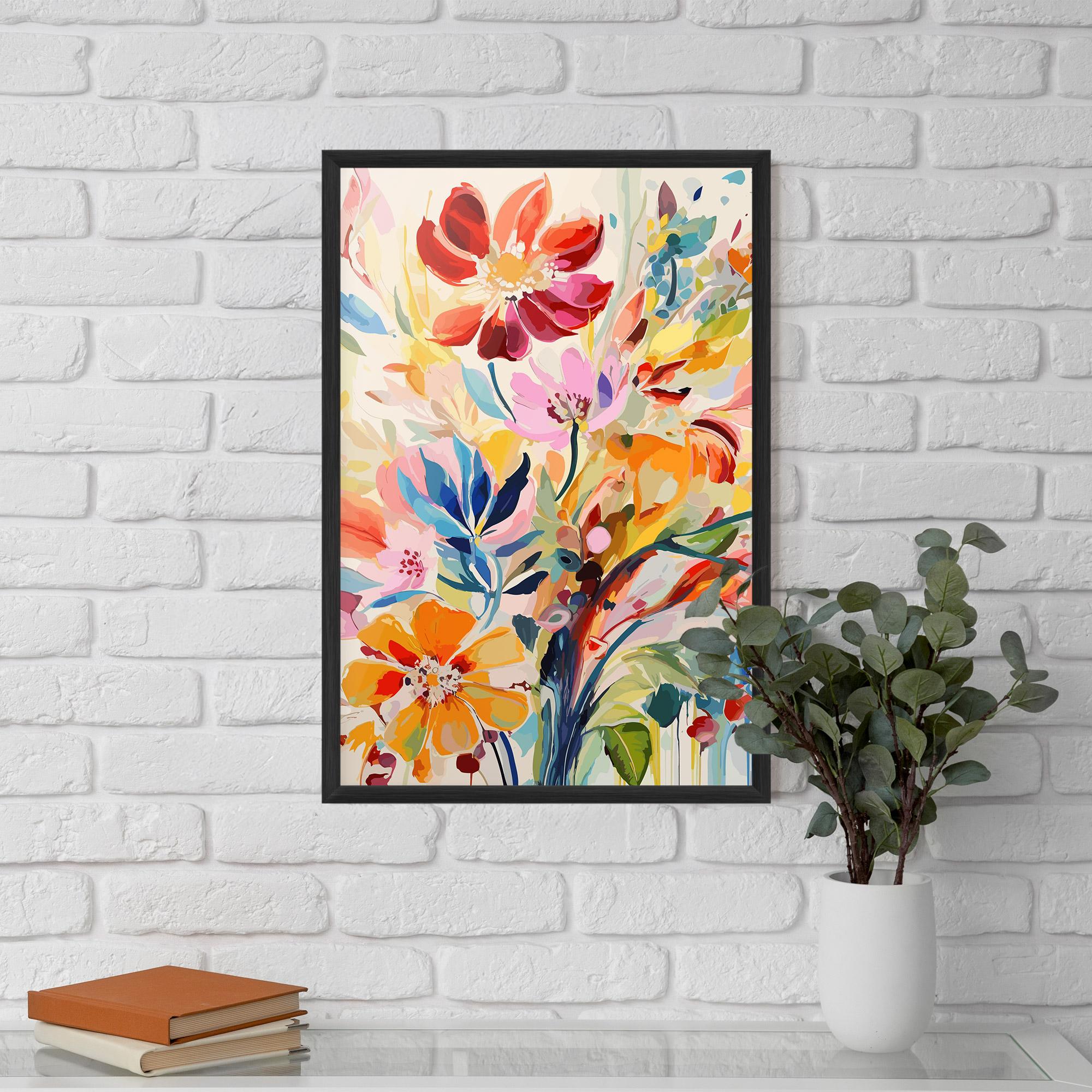 Gerahmte Poster Red Orange Spring mockup 5