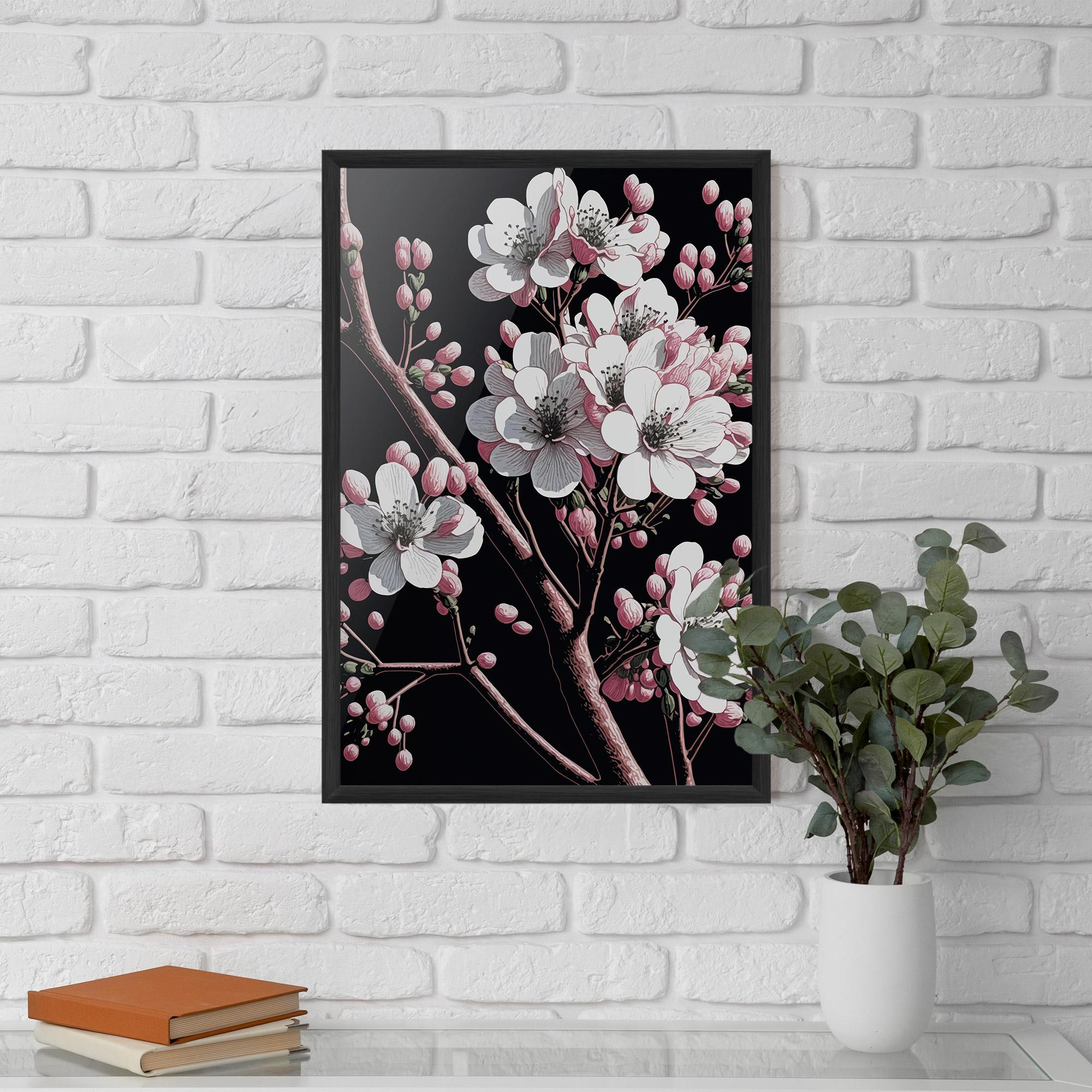 Gerahmte Poster Spring Flowers mockup 5