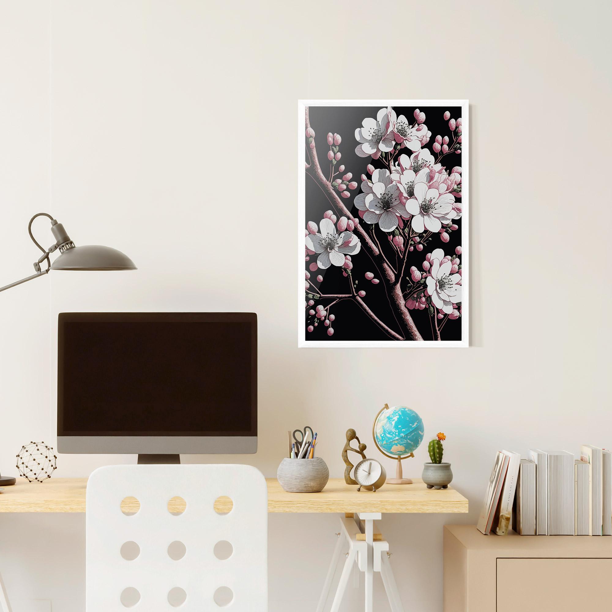 Gerahmte Poster Spring Flowers mockup 6