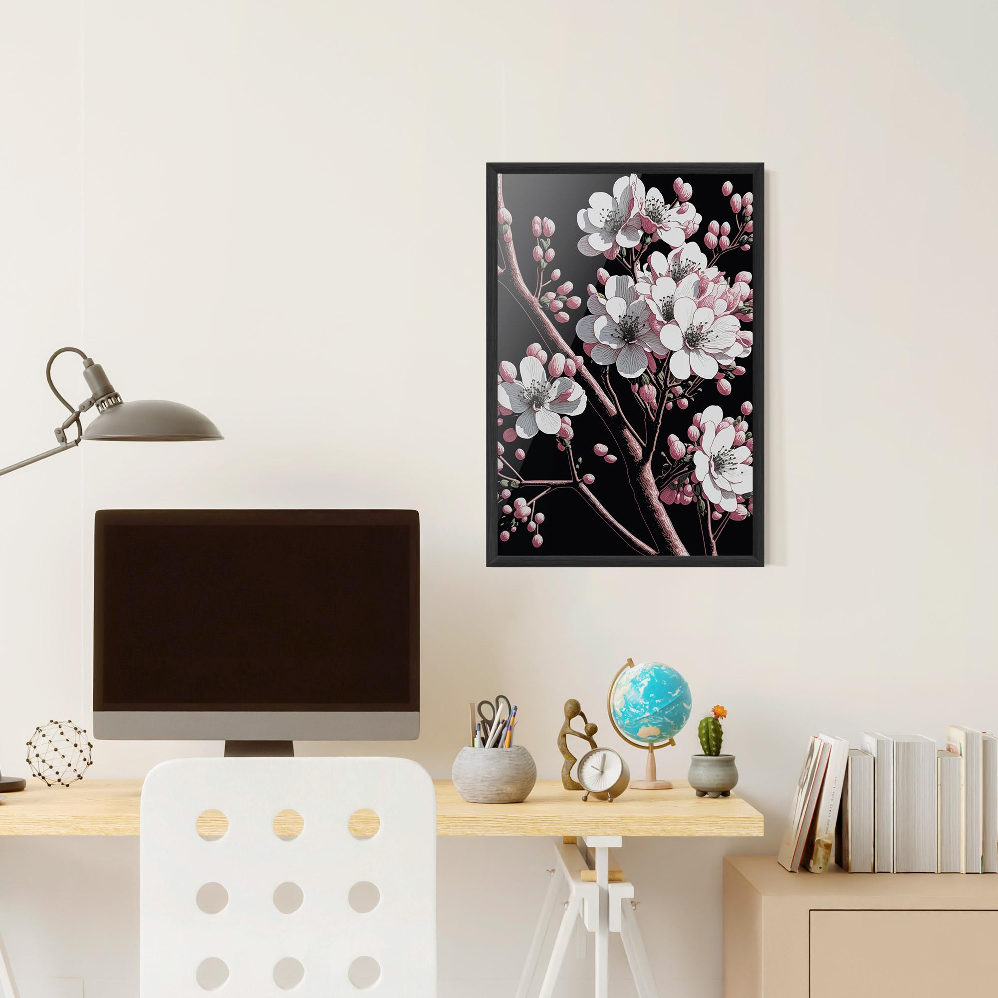 Gerahmte Poster Spring Flowers mockup 6