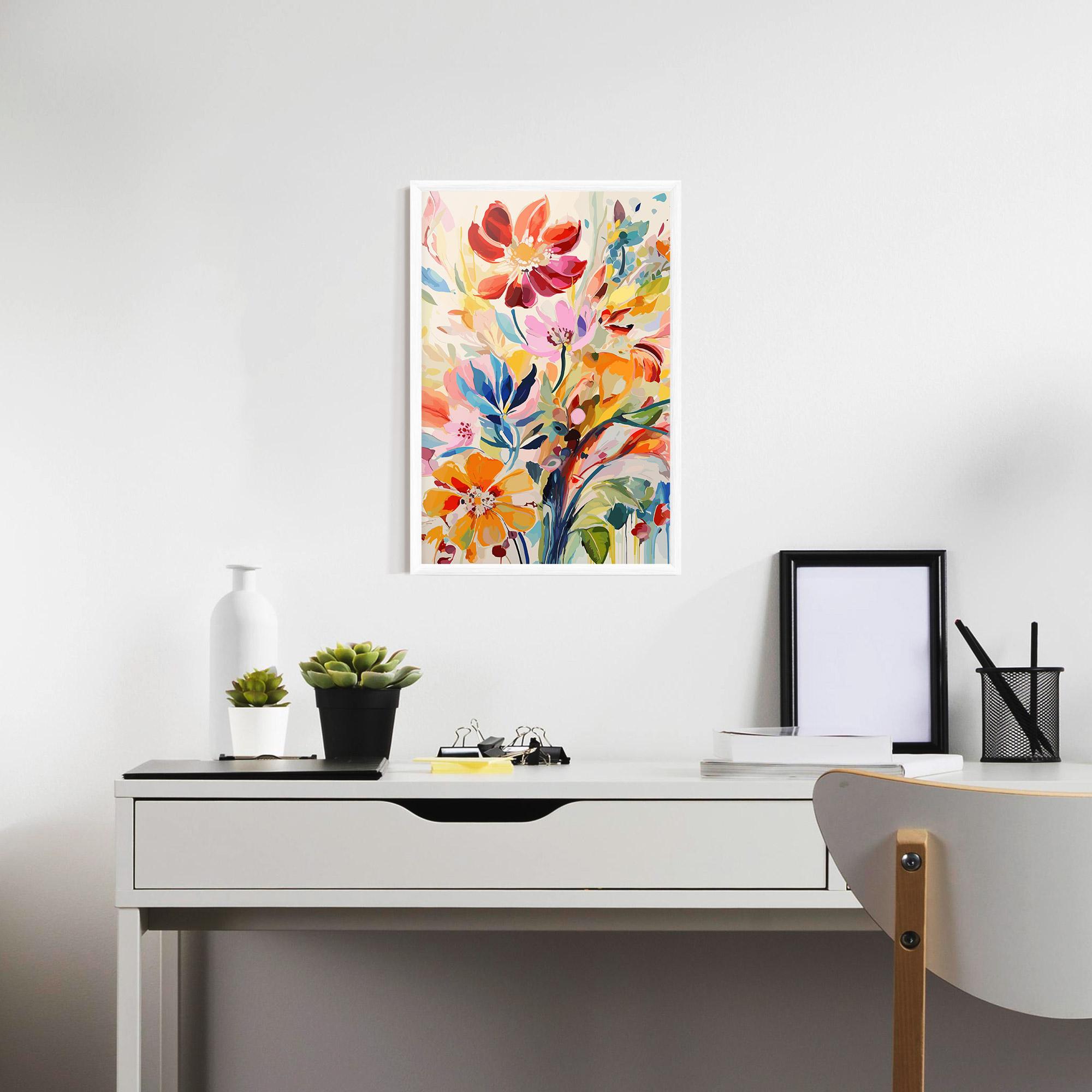 Gerahmte Poster Red Orange Spring mockup 7