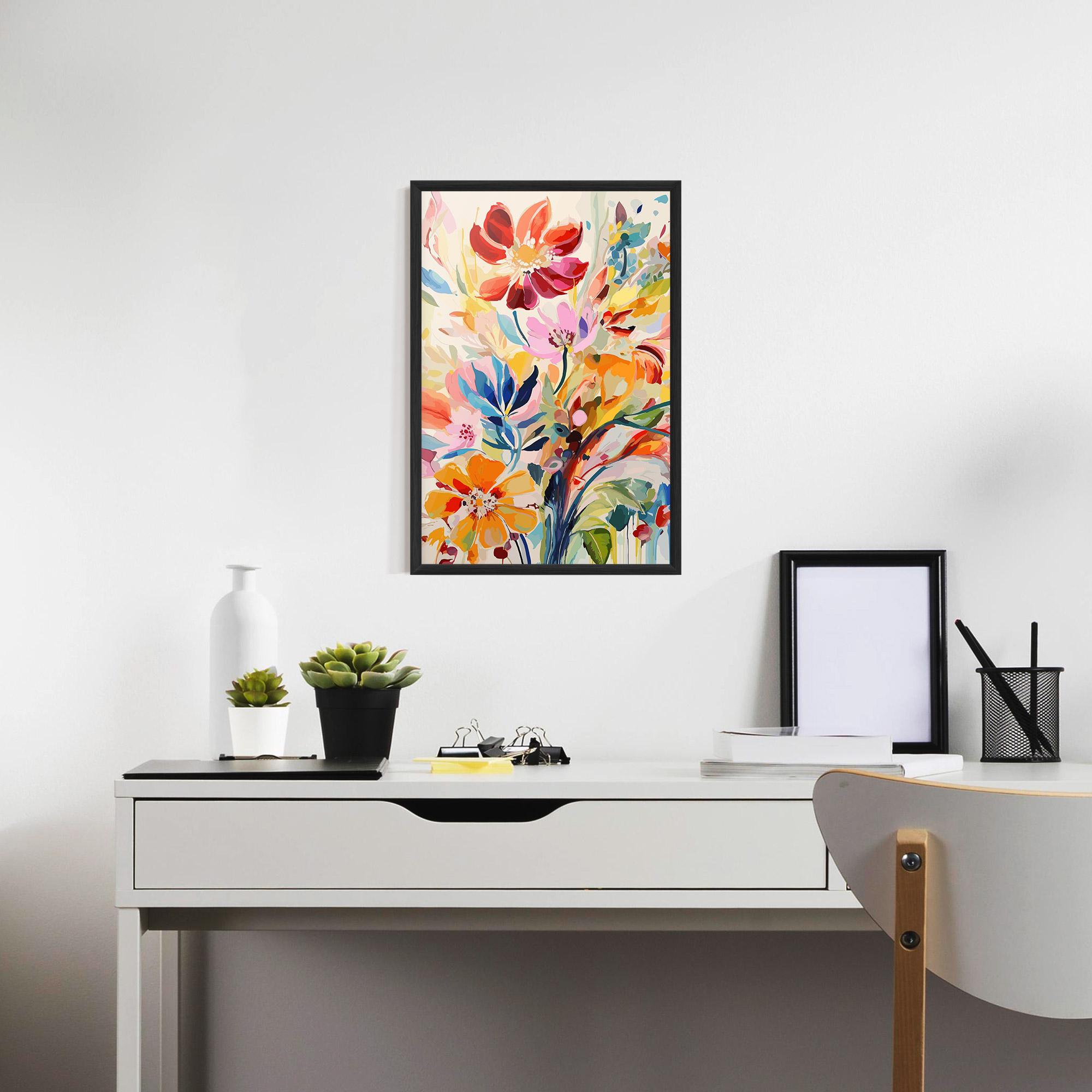 Gerahmte Poster Red Orange Spring mockup 7