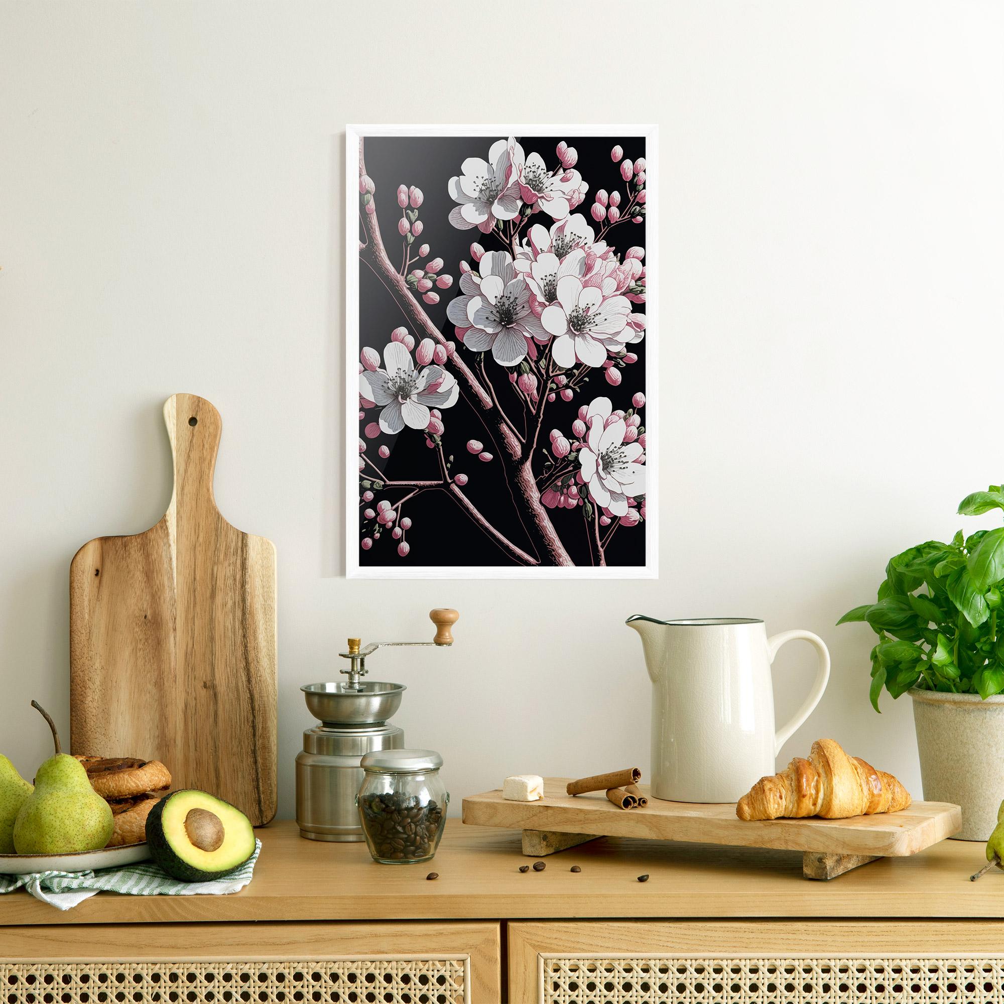 Gerahmte Poster Spring Flowers mockup 8