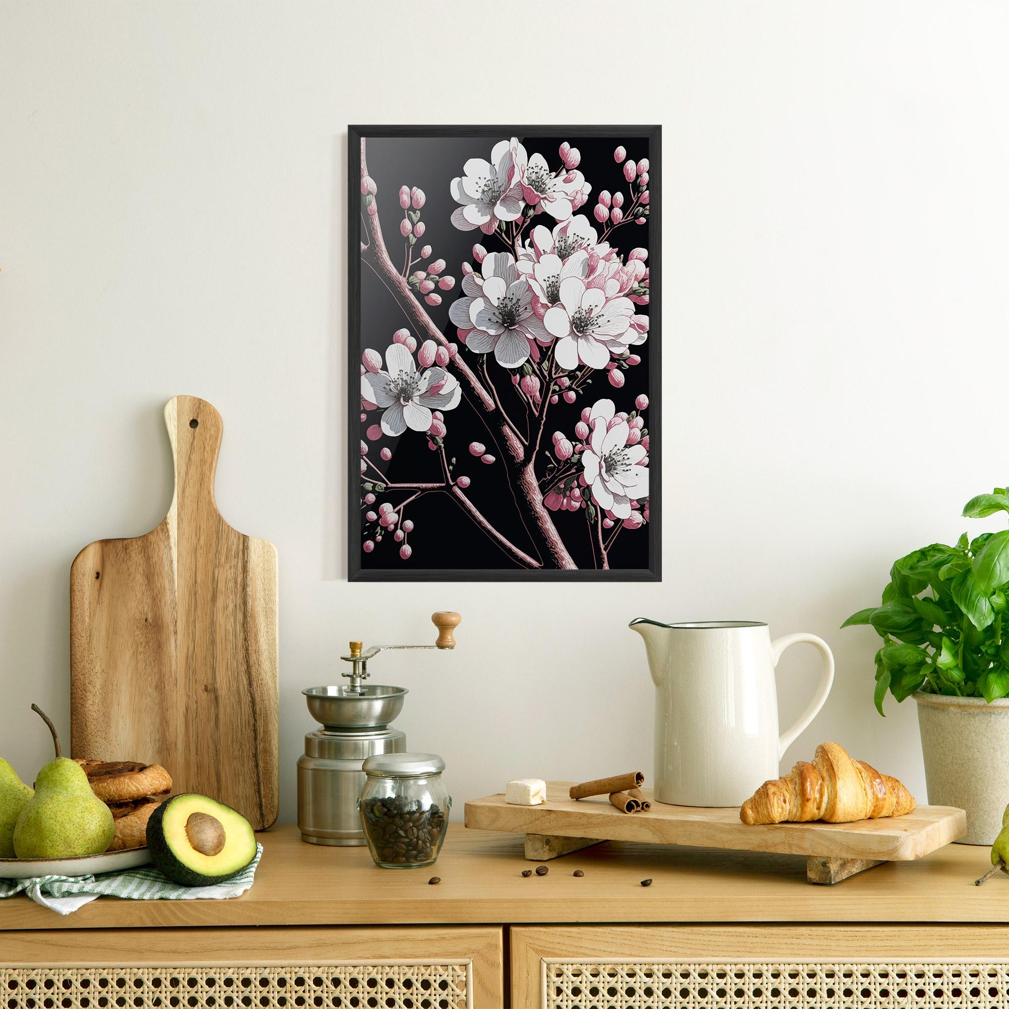 Gerahmte Poster Spring Flowers mockup 8