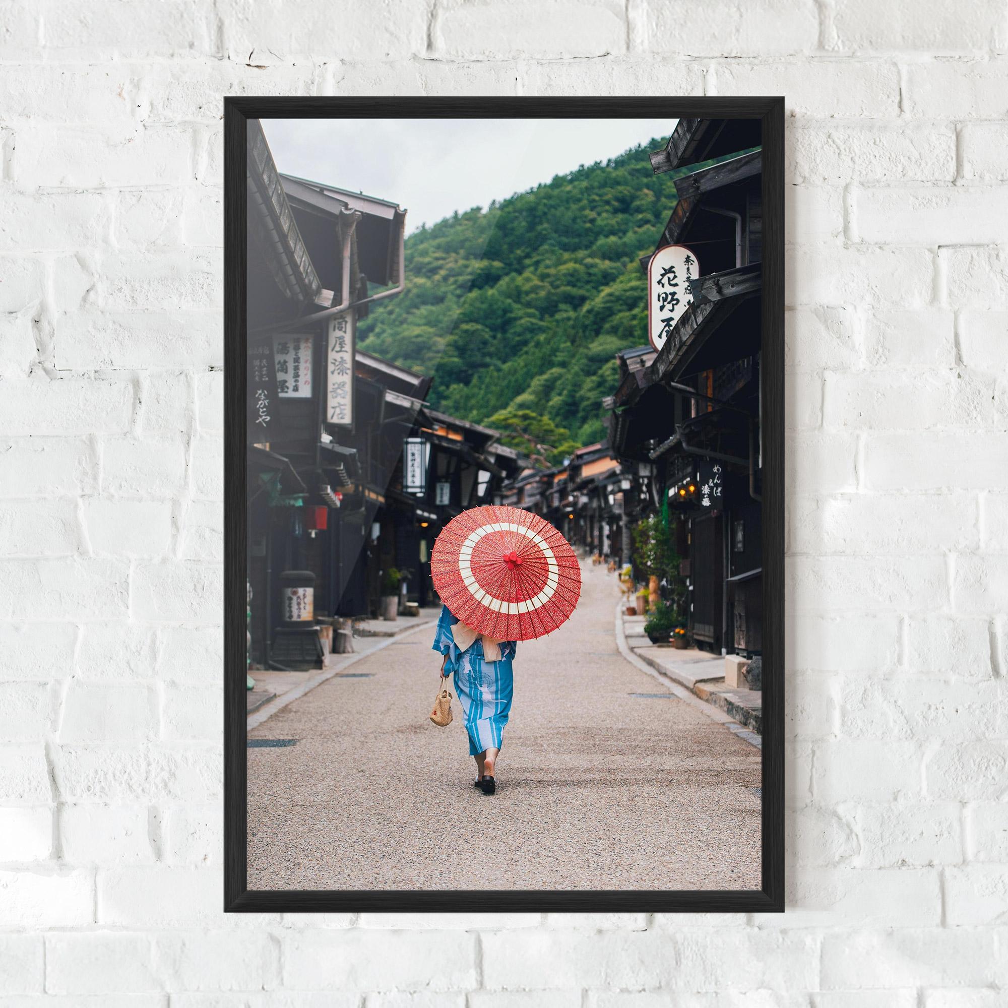 Gerahmte Poster China Roads mockup 0