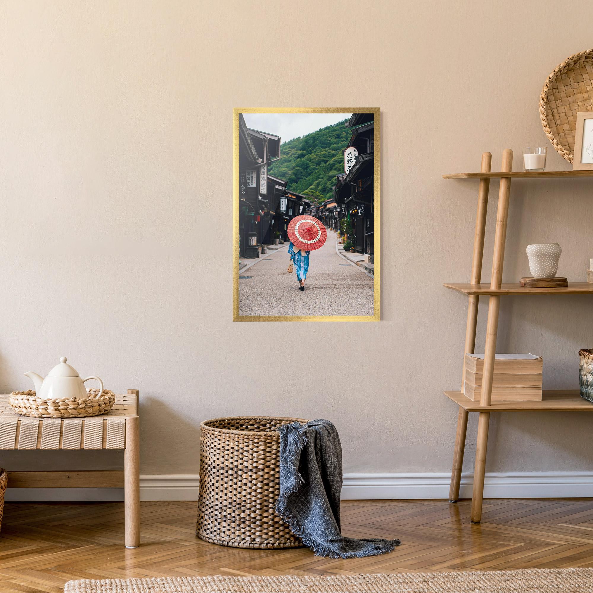 Gerahmte Poster China Roads mockup 9