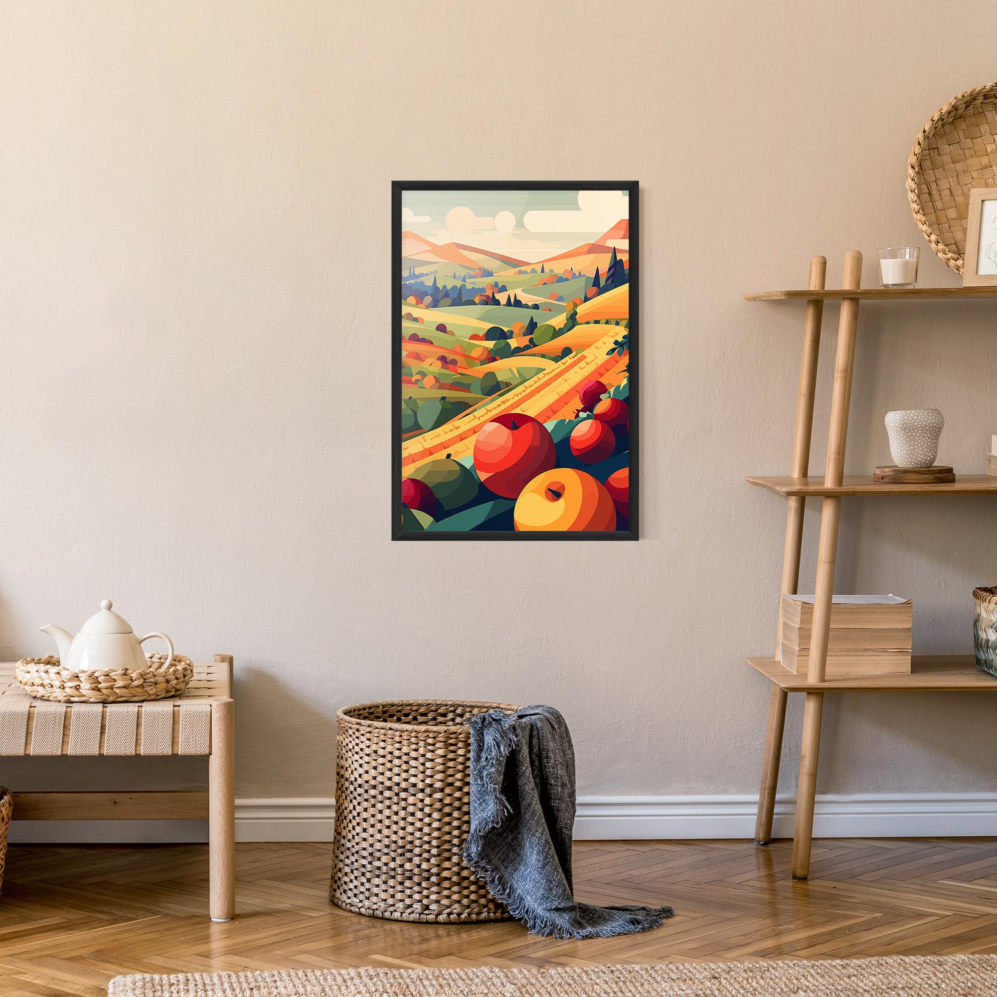 Gerahmte Poster Autumn Rural Fruits mockup 9