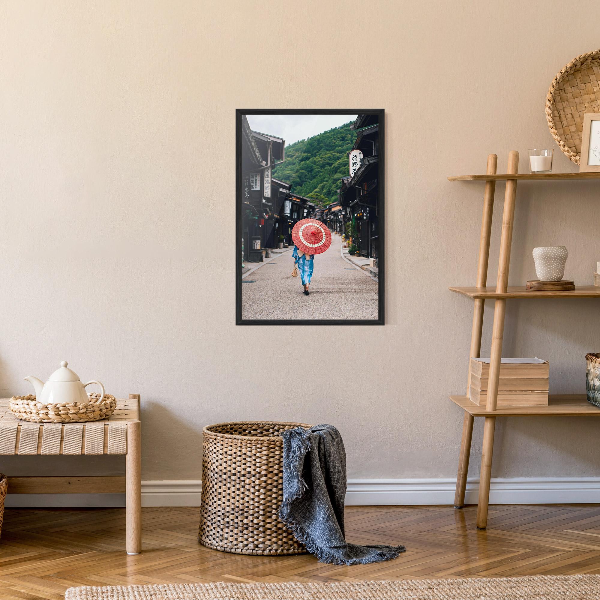 Gerahmte Poster China Roads mockup 9