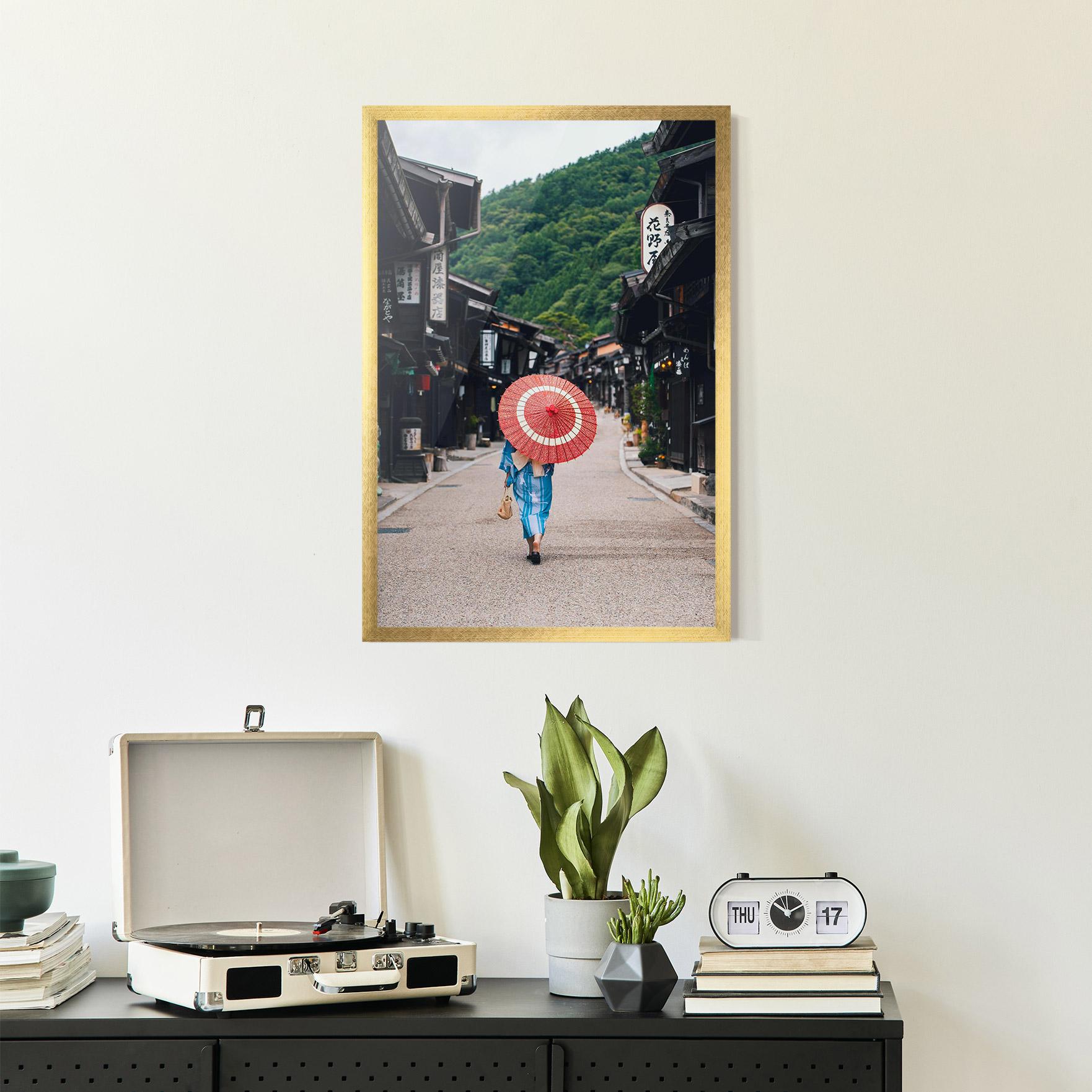 Gerahmte Poster China Roads mockup 2