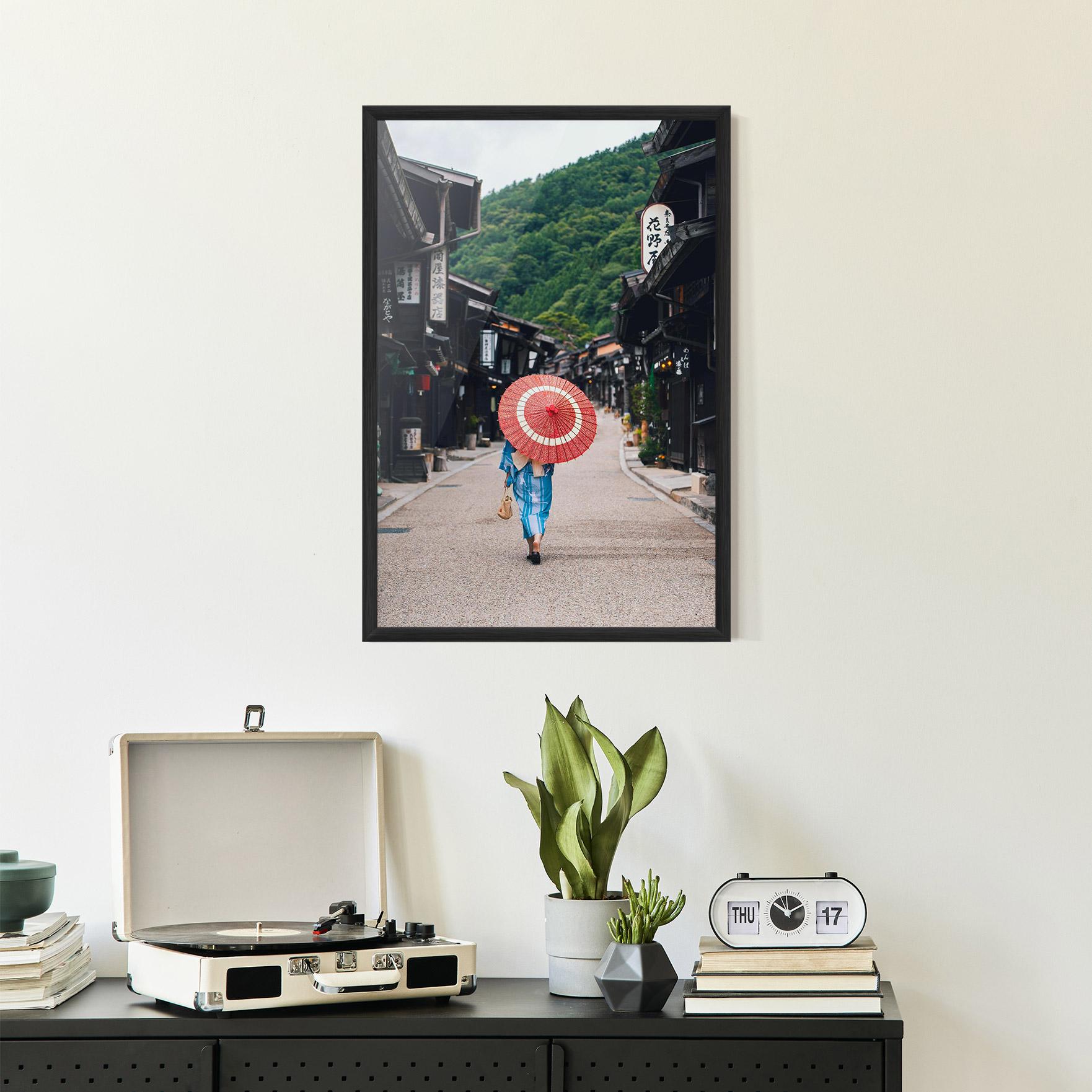 Gerahmte Poster China Roads mockup 2