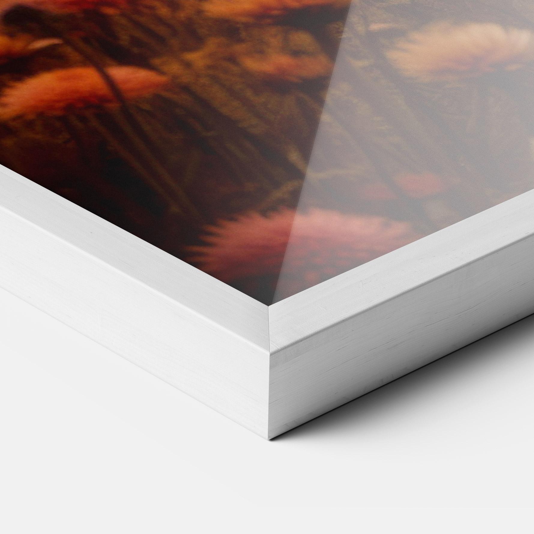 Gerahmte Poster Small Cabin Field mockup 3