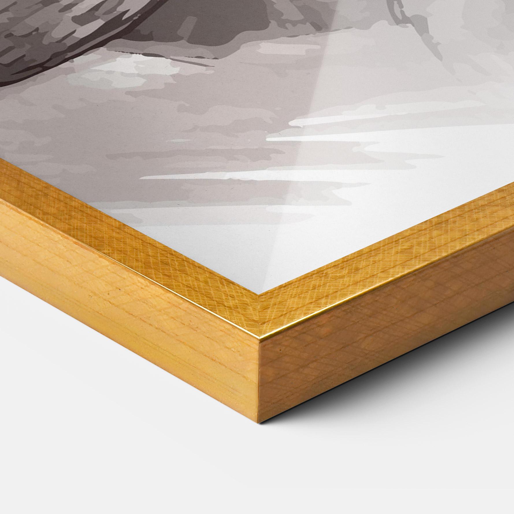 Gerahmte Poster Happy Farmer mockup 3