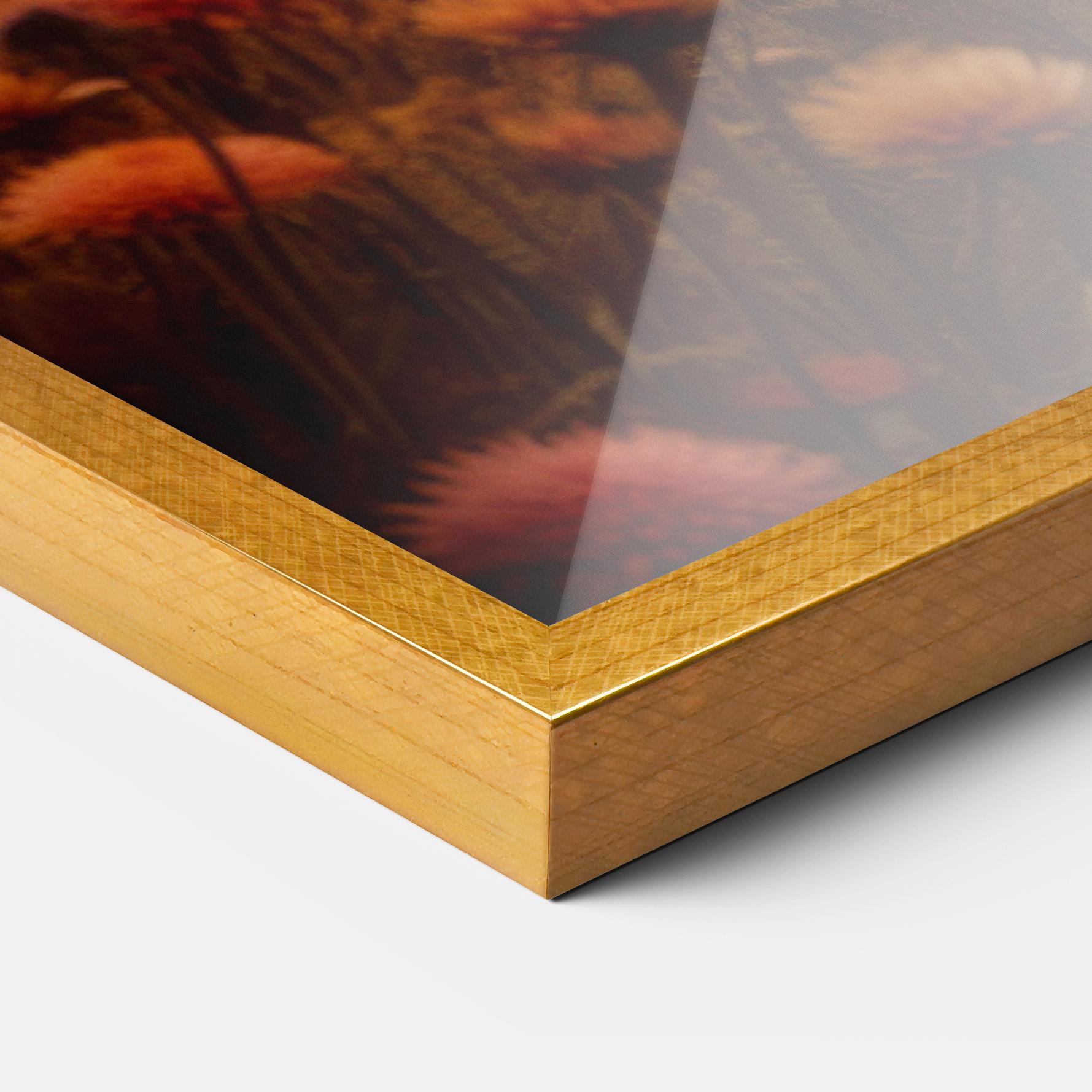 Gerahmte Poster Small Cabin Field mockup 3