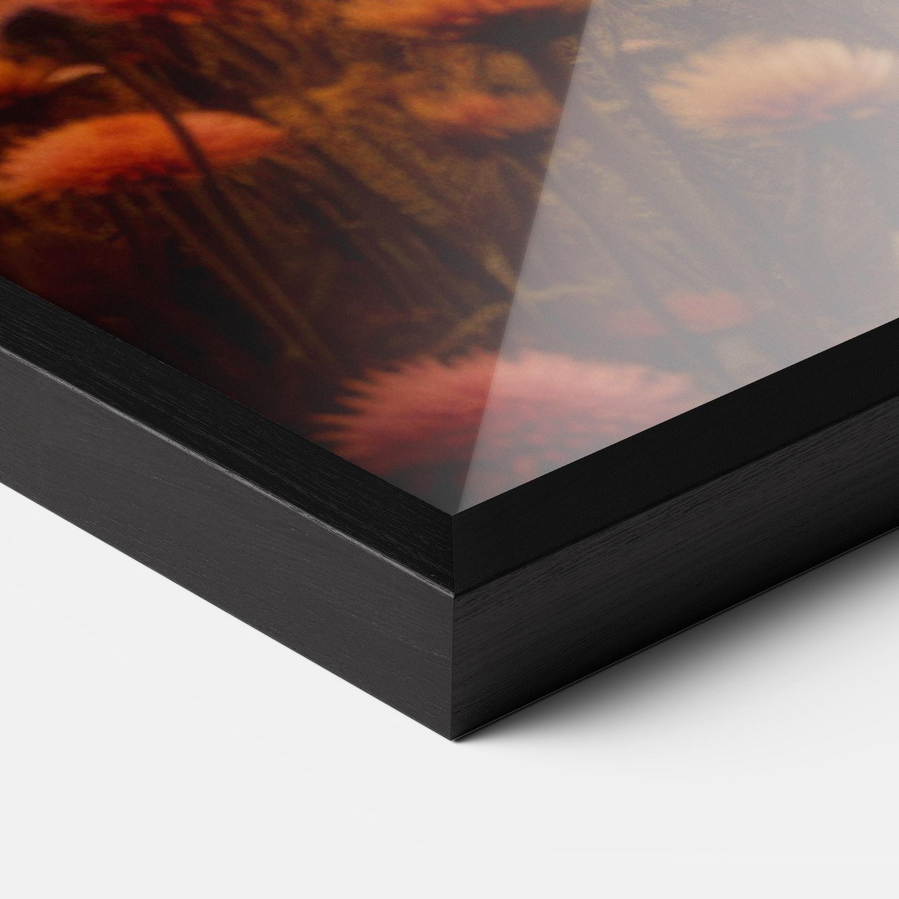 Gerahmte Poster Small Cabin Field mockup 3