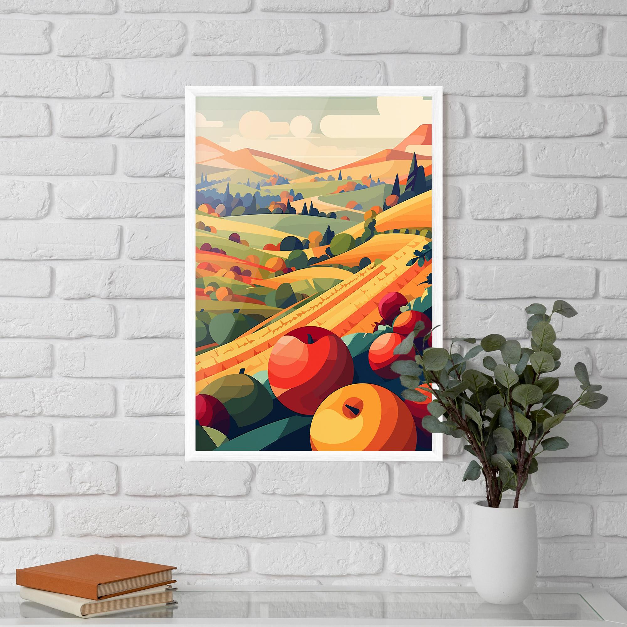 Gerahmte Poster Autumn Rural Fruits mockup 5