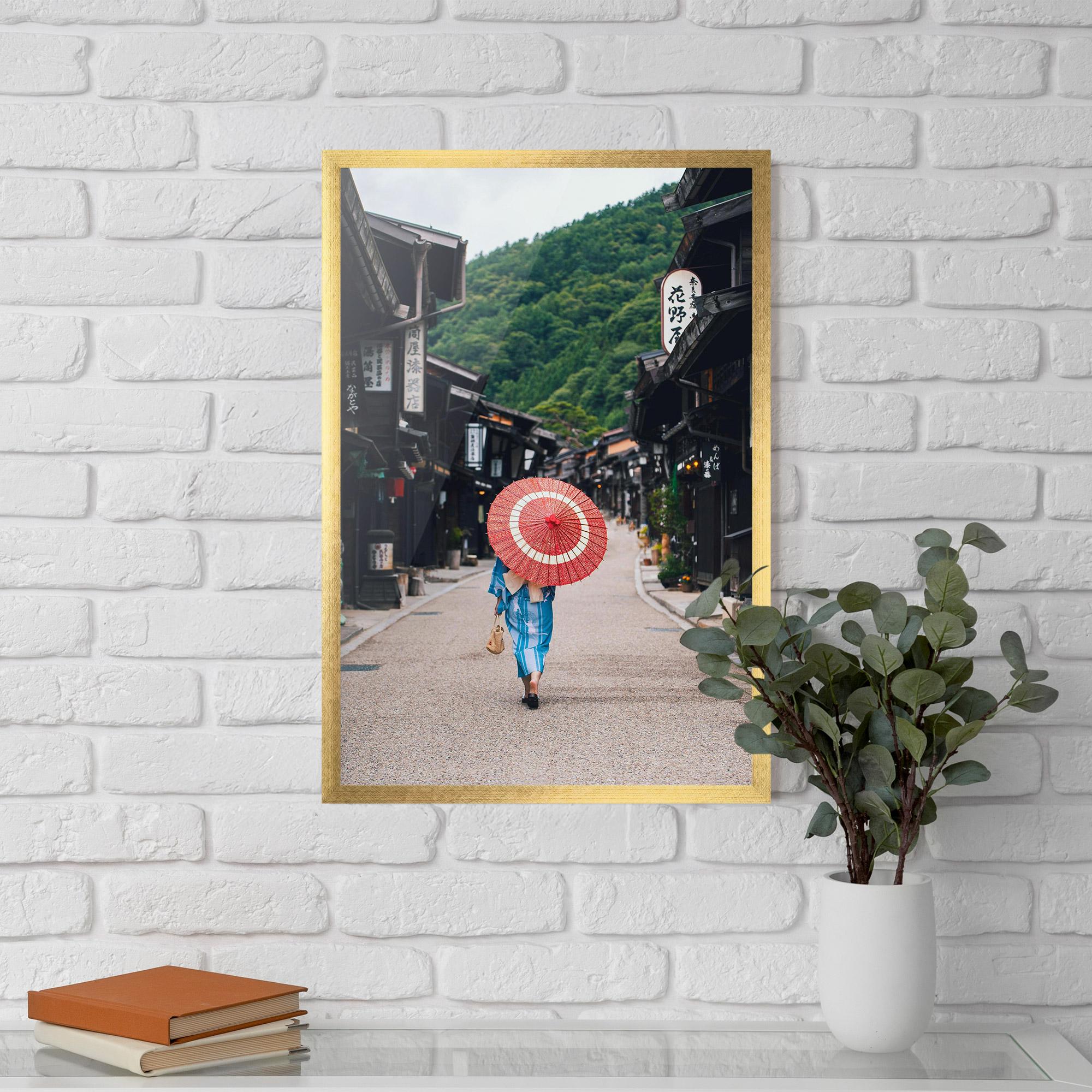 Gerahmte Poster China Roads mockup 5