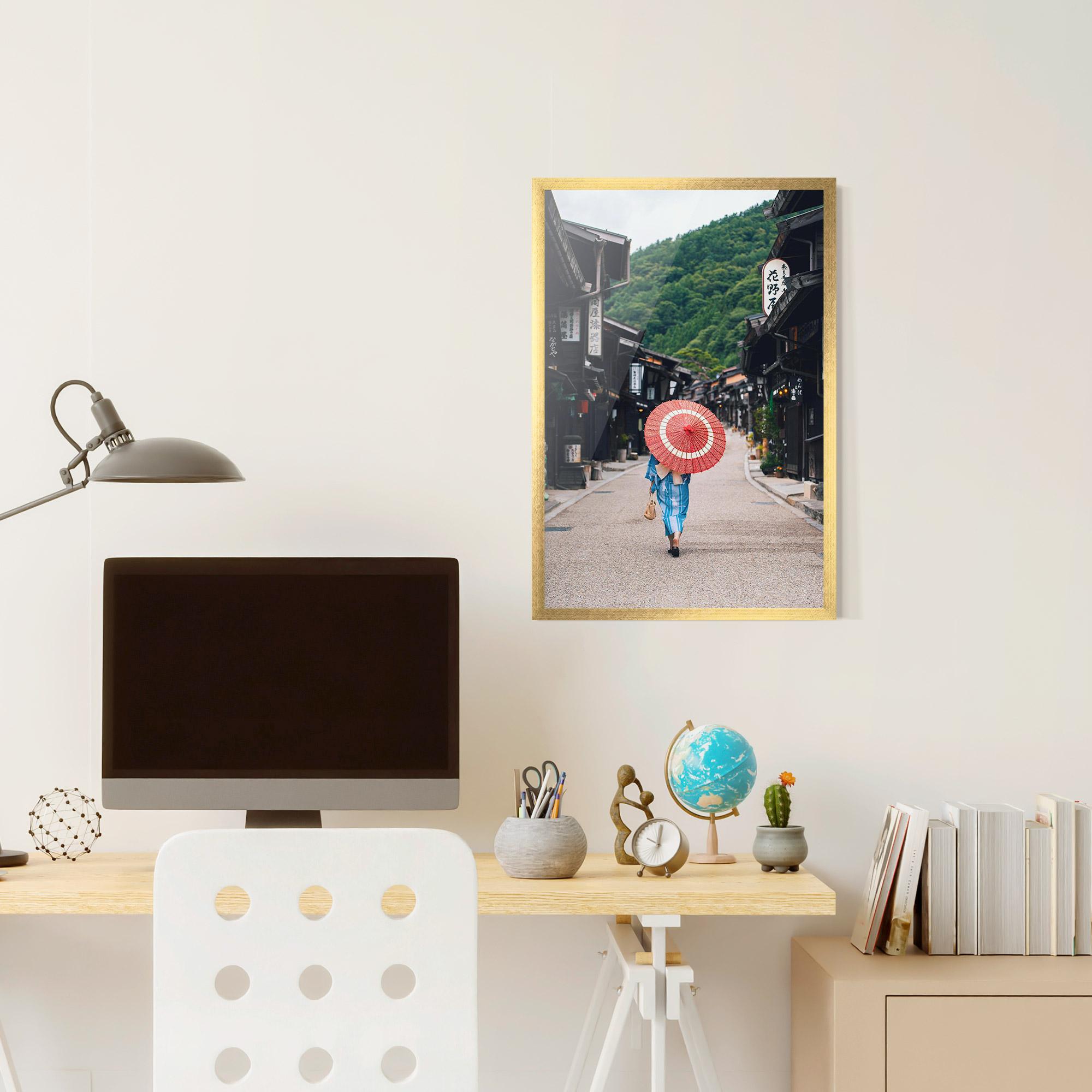 Gerahmte Poster China Roads mockup 6