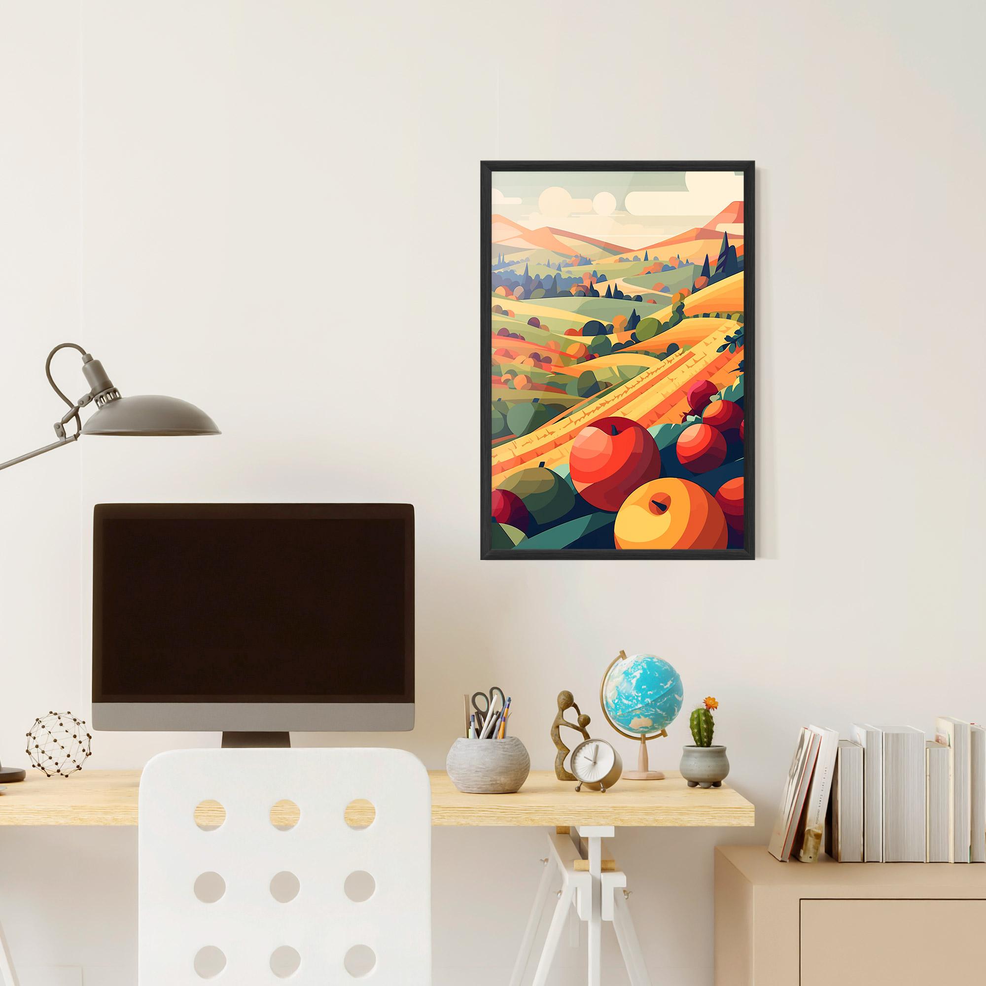 Gerahmte Poster Autumn Rural Fruits mockup 6