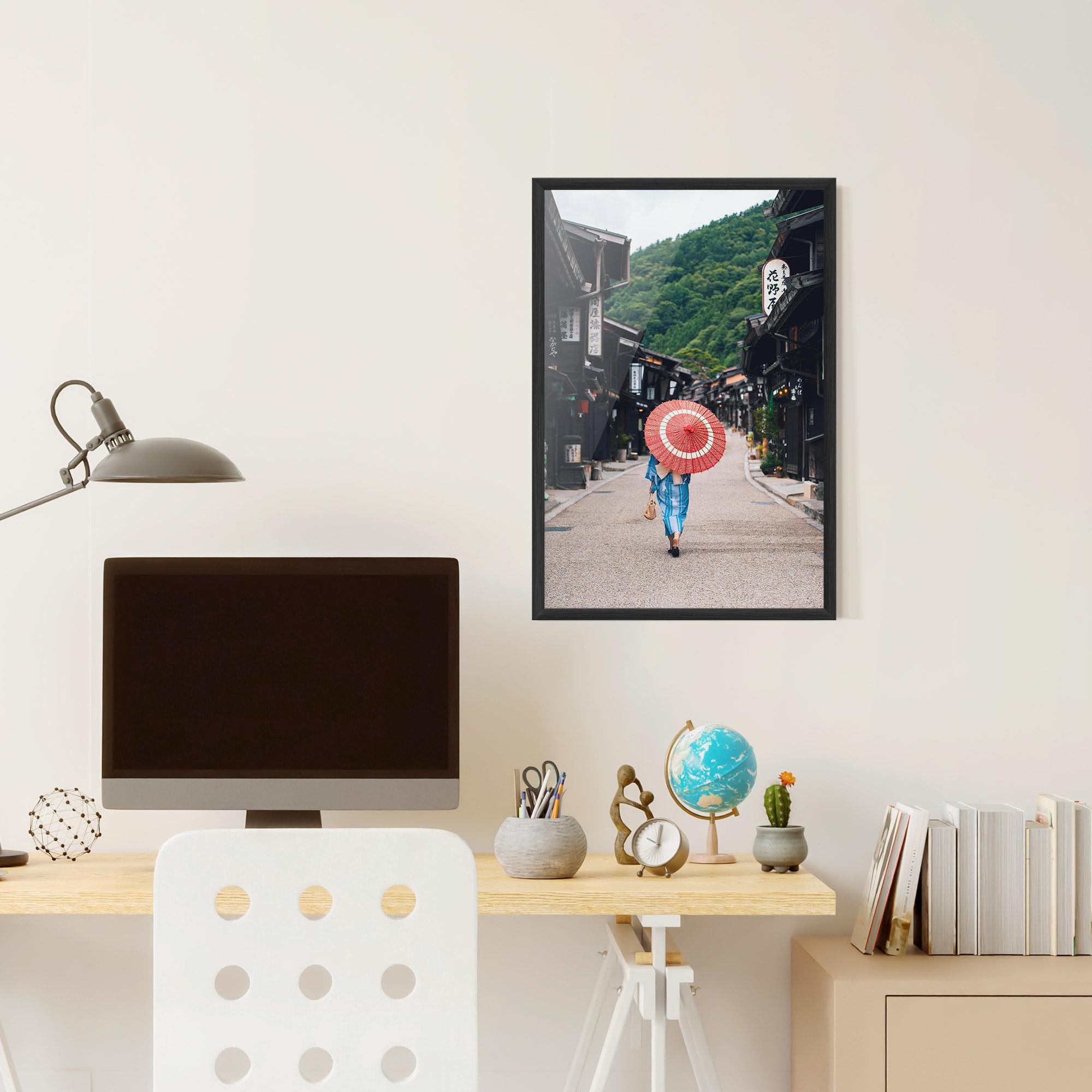 Gerahmte Poster China Roads mockup 6